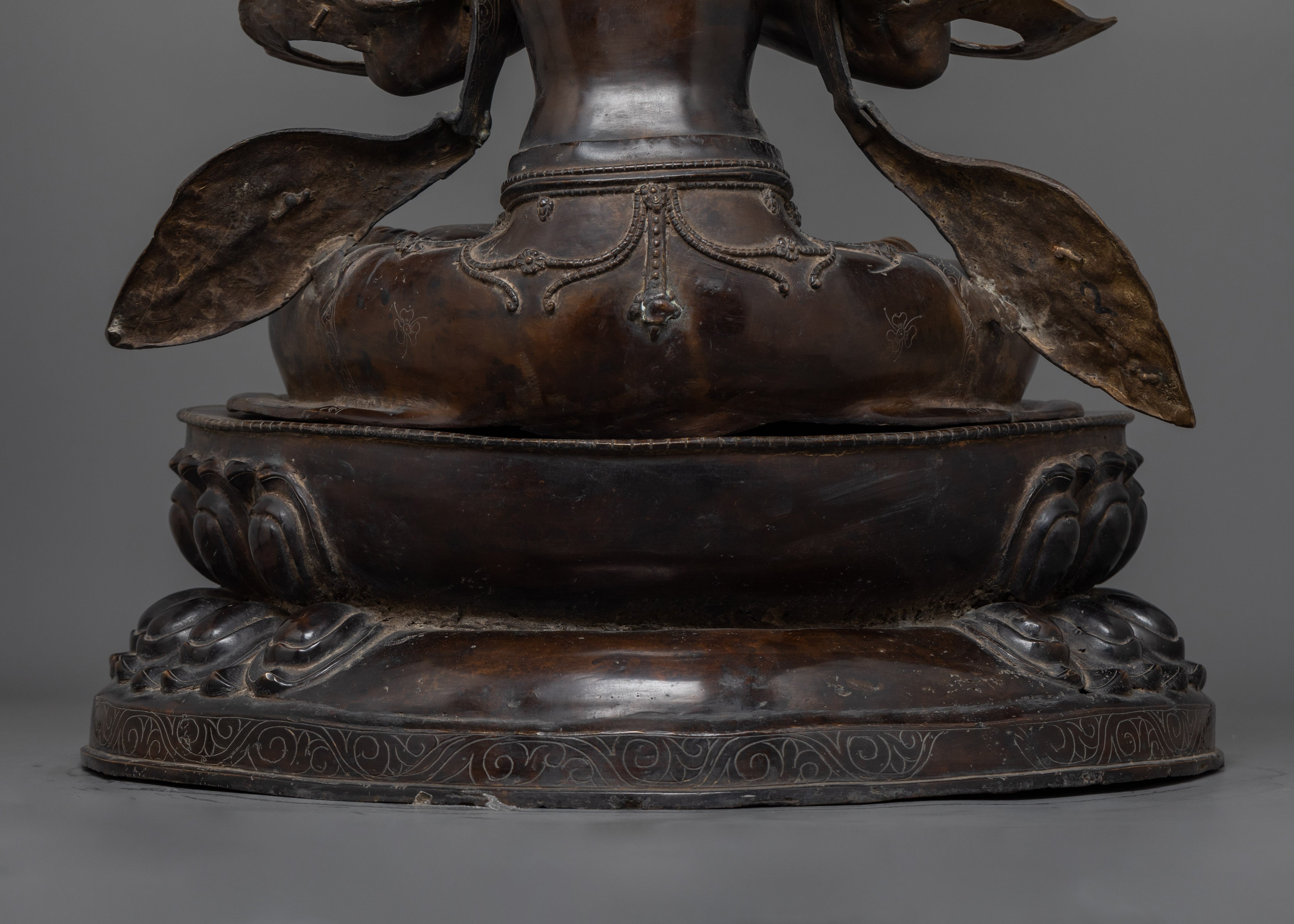 60 Years old Antique Buddhist Deity Vajradhara Statue | Wisdom and Purity Art