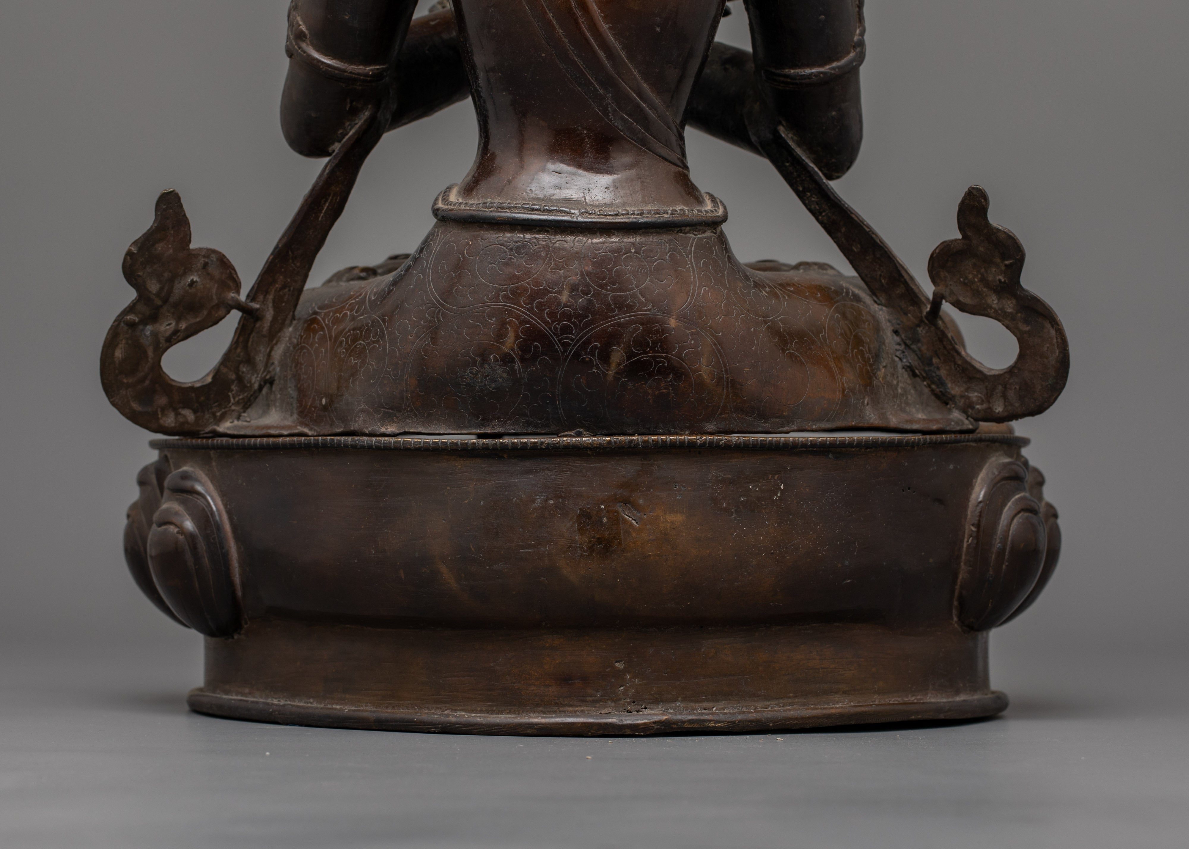 60 Years Old Antique Primordial Buddha Vajradhara Sculpture | Dharma Buddha