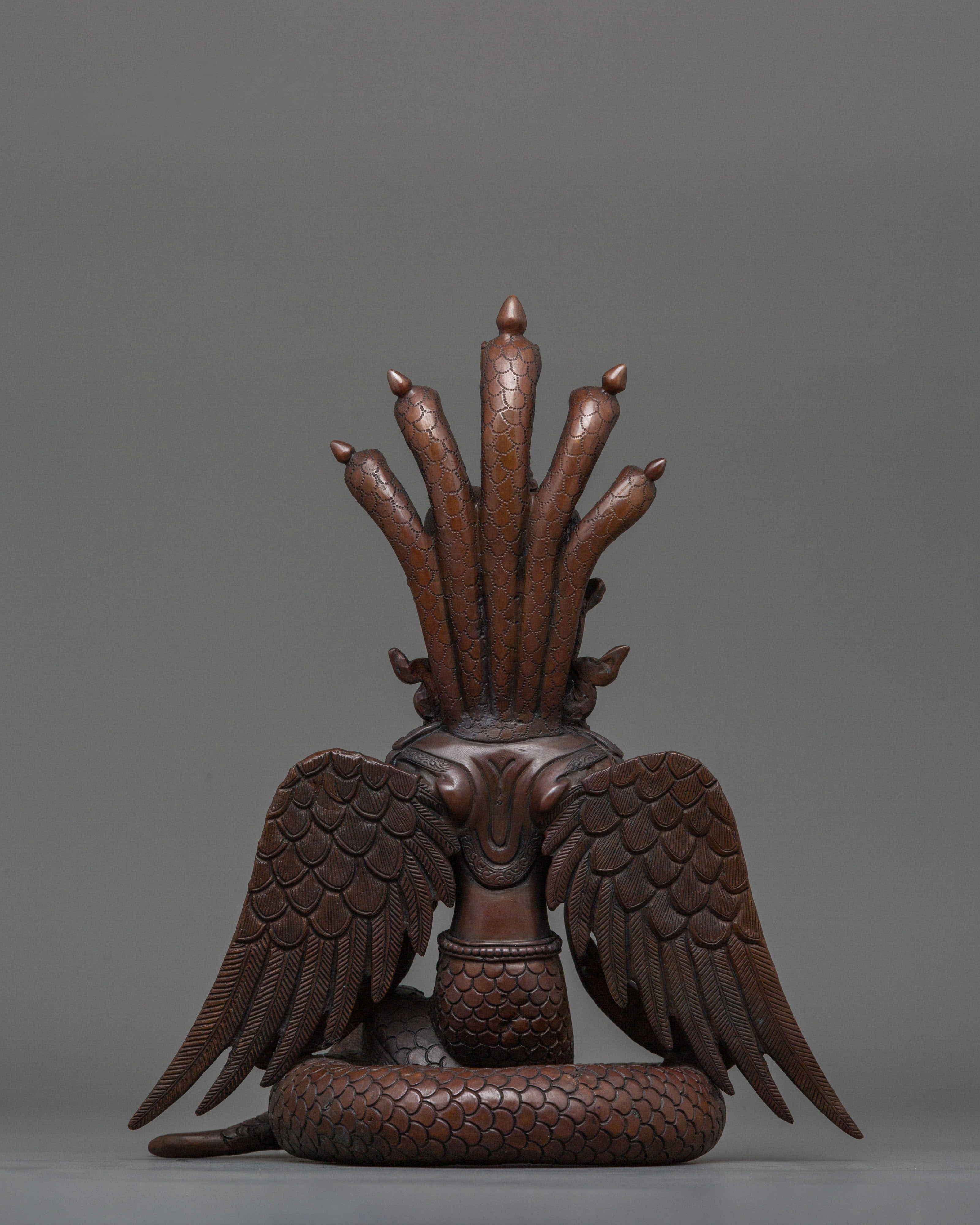 Female Serpent Naga kanya Statue | Bodhisattva Shrine Decor