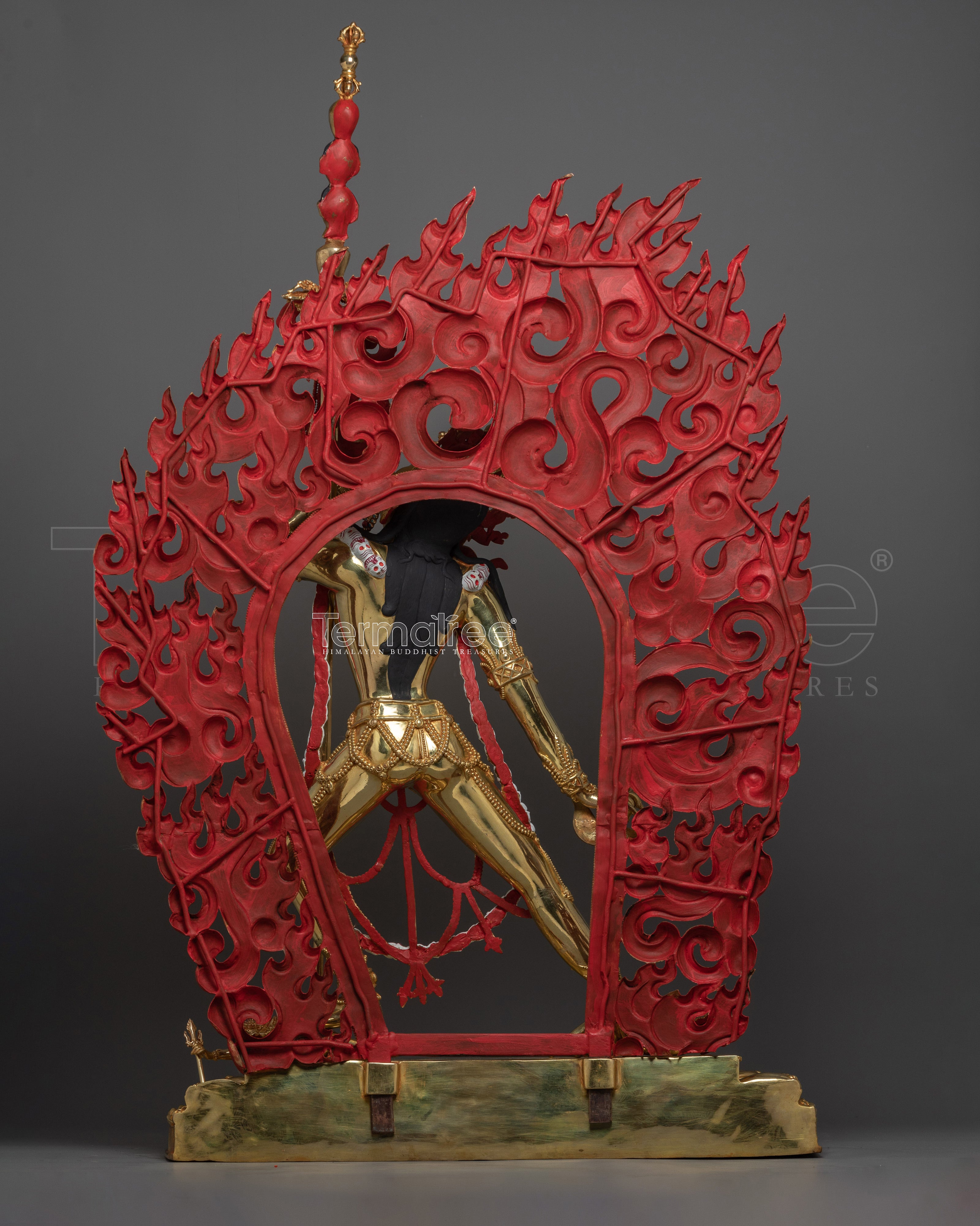 Majestic Vajrayogini Statue | 41.1” Handcrafted 24K Gold Gilded Masterpiece