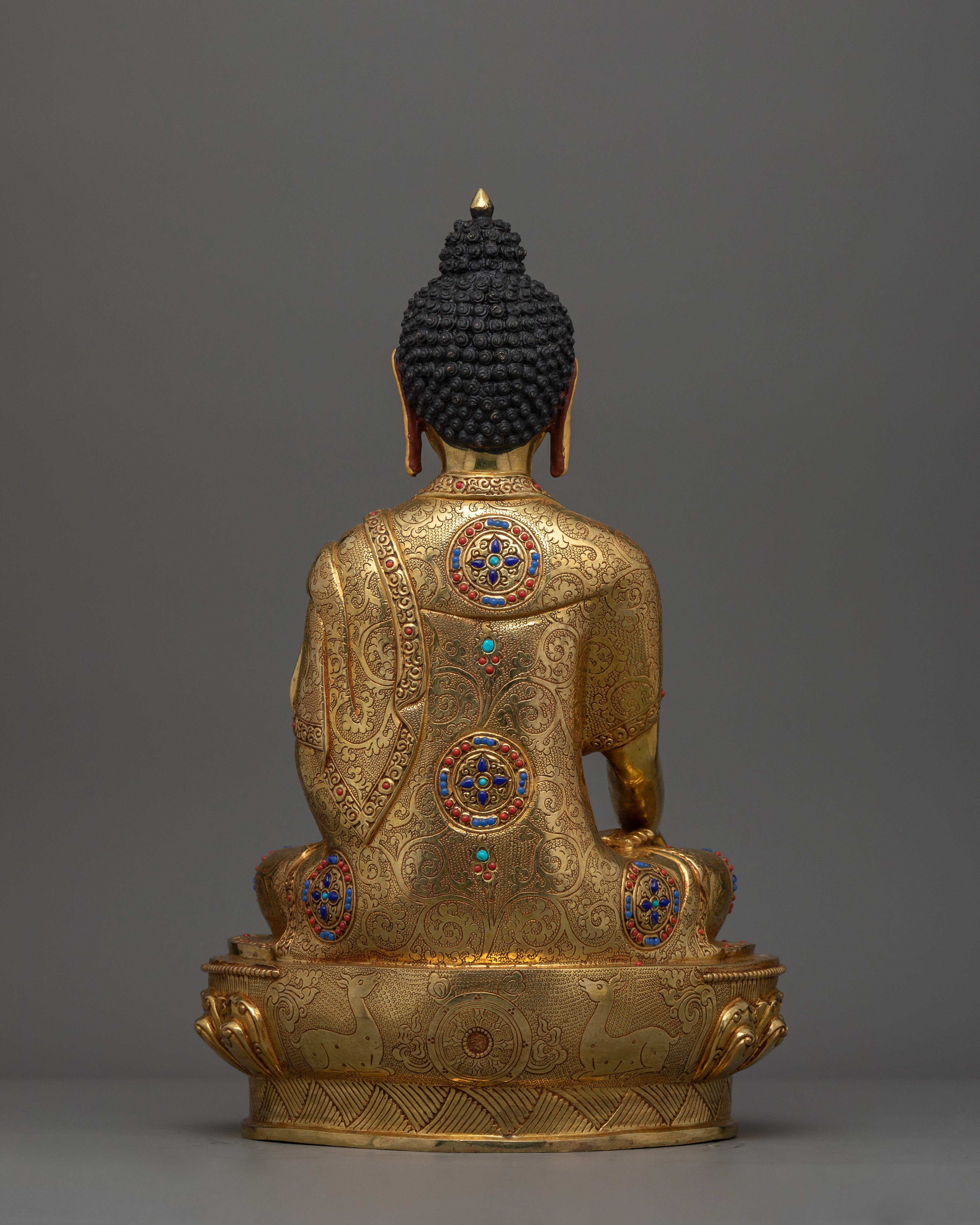 Tibetan Enlightened Shakyamuni Buddha Figurine | Symbol of Peace and Wisdom