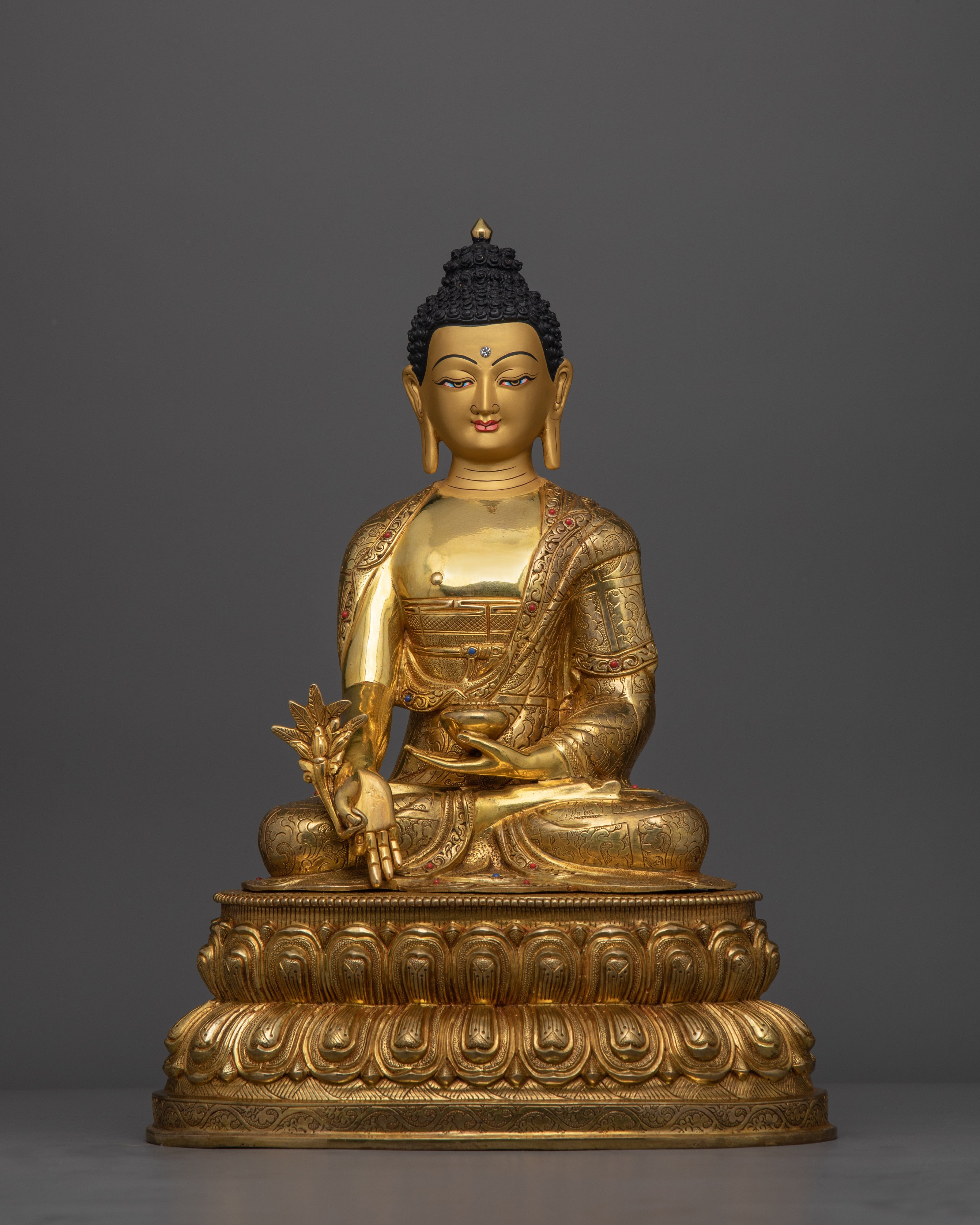 Traditional Set of Three Buddha Sculptures | Set of Three Meditation Buddha