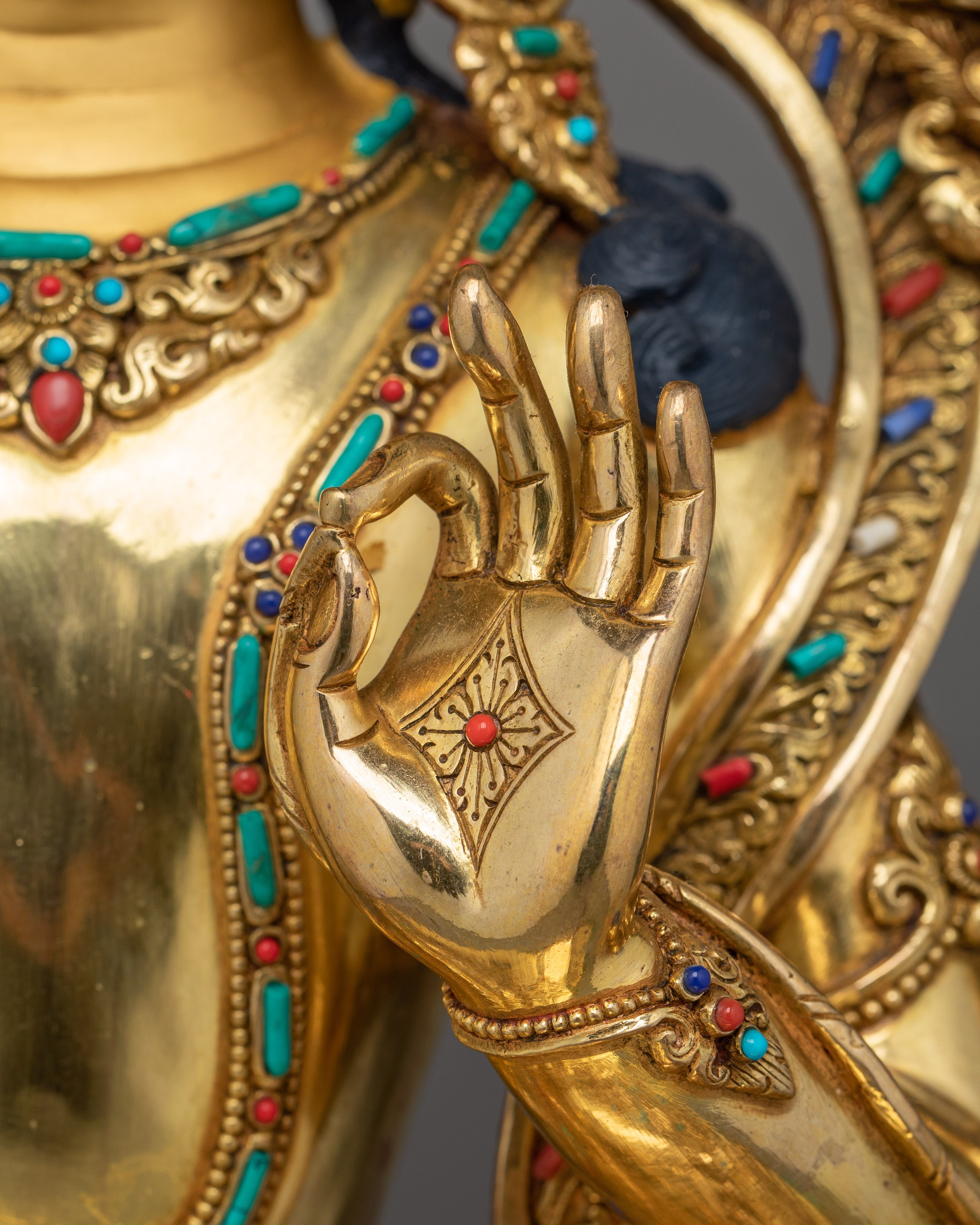 The Bodhisattva of Wisdom Manjushri Figurine | Teacher of the Buddhas