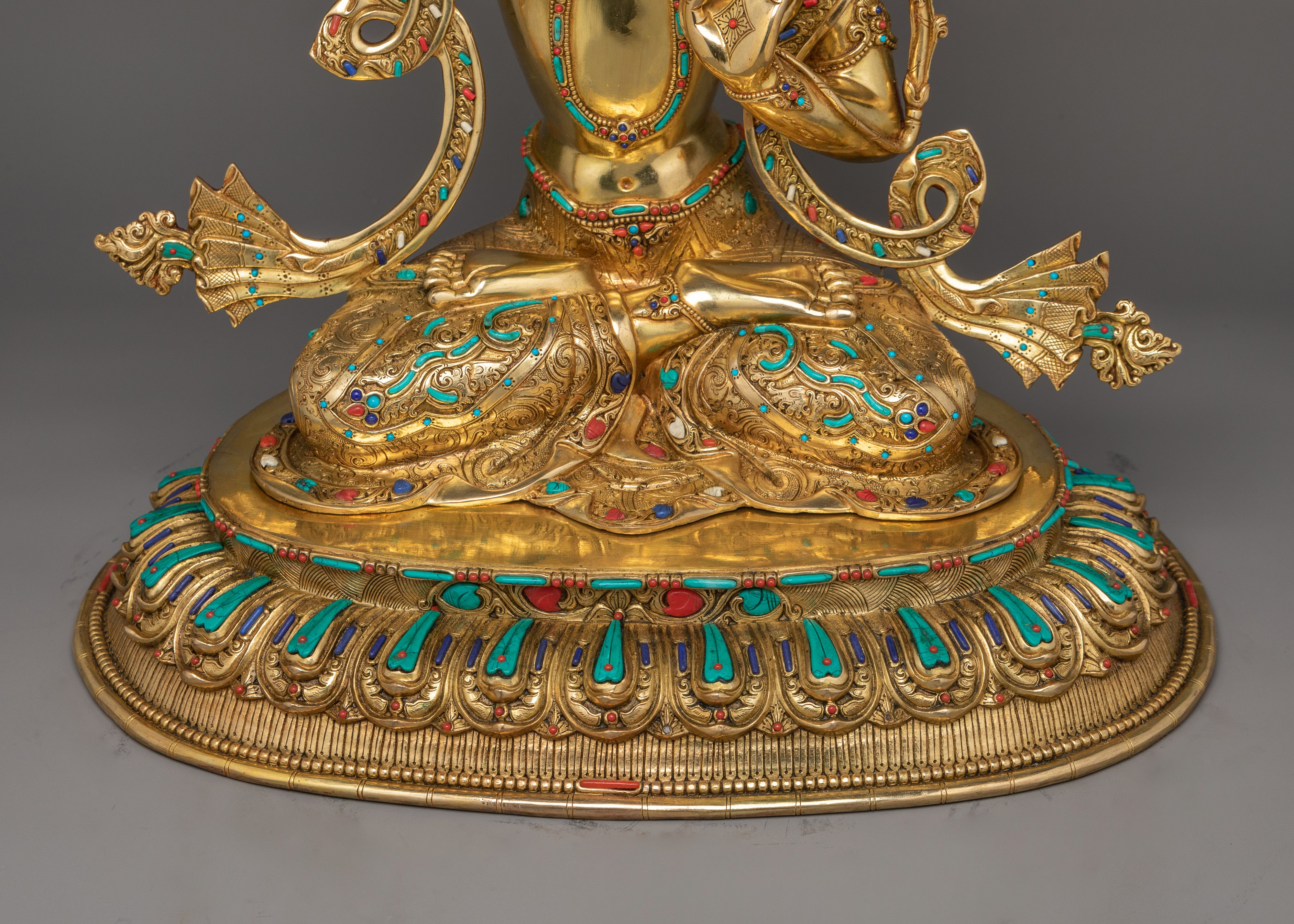 The Bodhisattva of Wisdom Manjushri Figurine | Teacher of the Buddhas