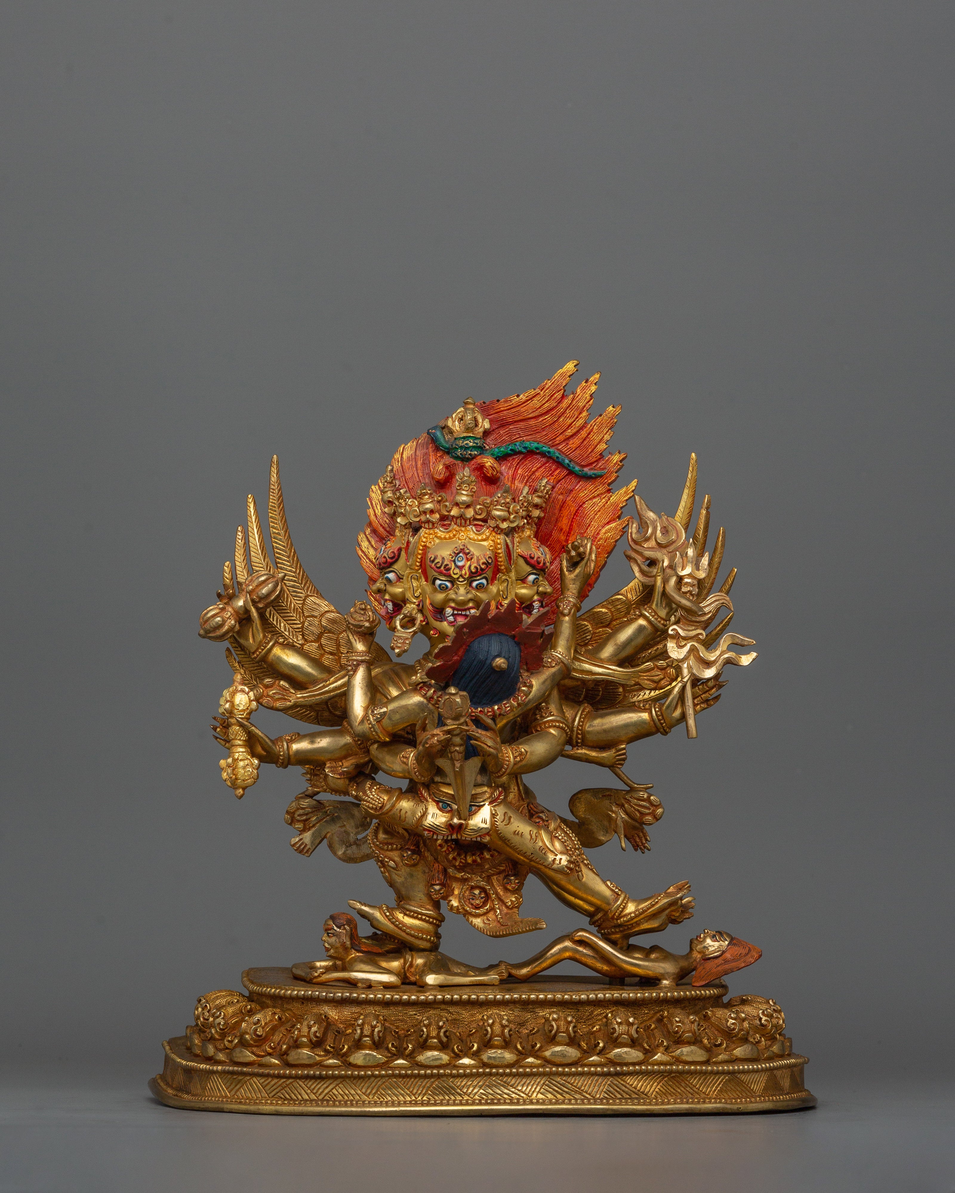 Wrathful Deity Vajrakilaya Statue | A Wrathful Form of the Buddha Vajrasattva