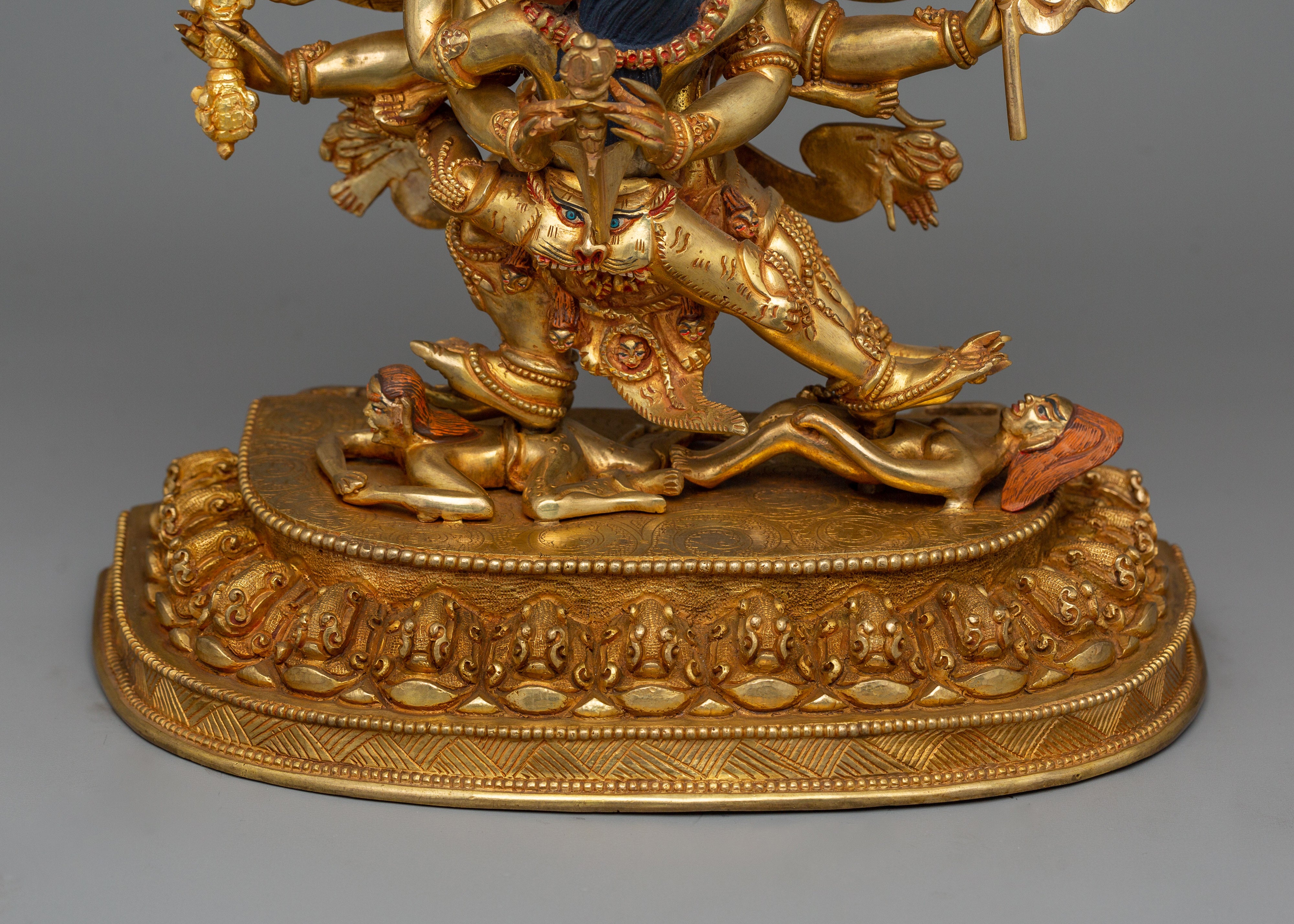 Wrathful Deity Vajrakilaya Statue | A Wrathful Form of the Buddha Vajrasattva