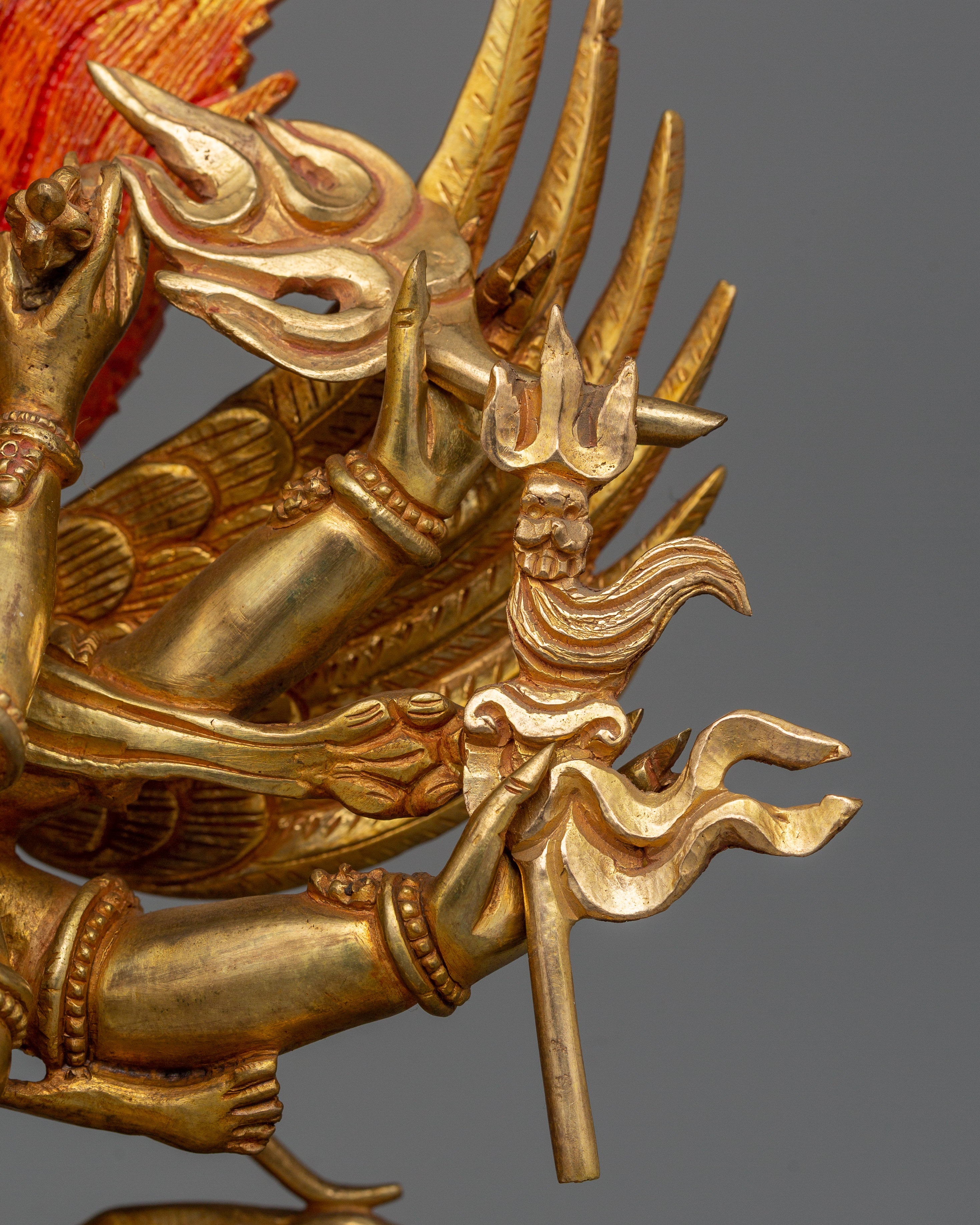 Wrathful Deity Vajrakilaya Statue | A Wrathful Form of the Buddha Vajrasattva