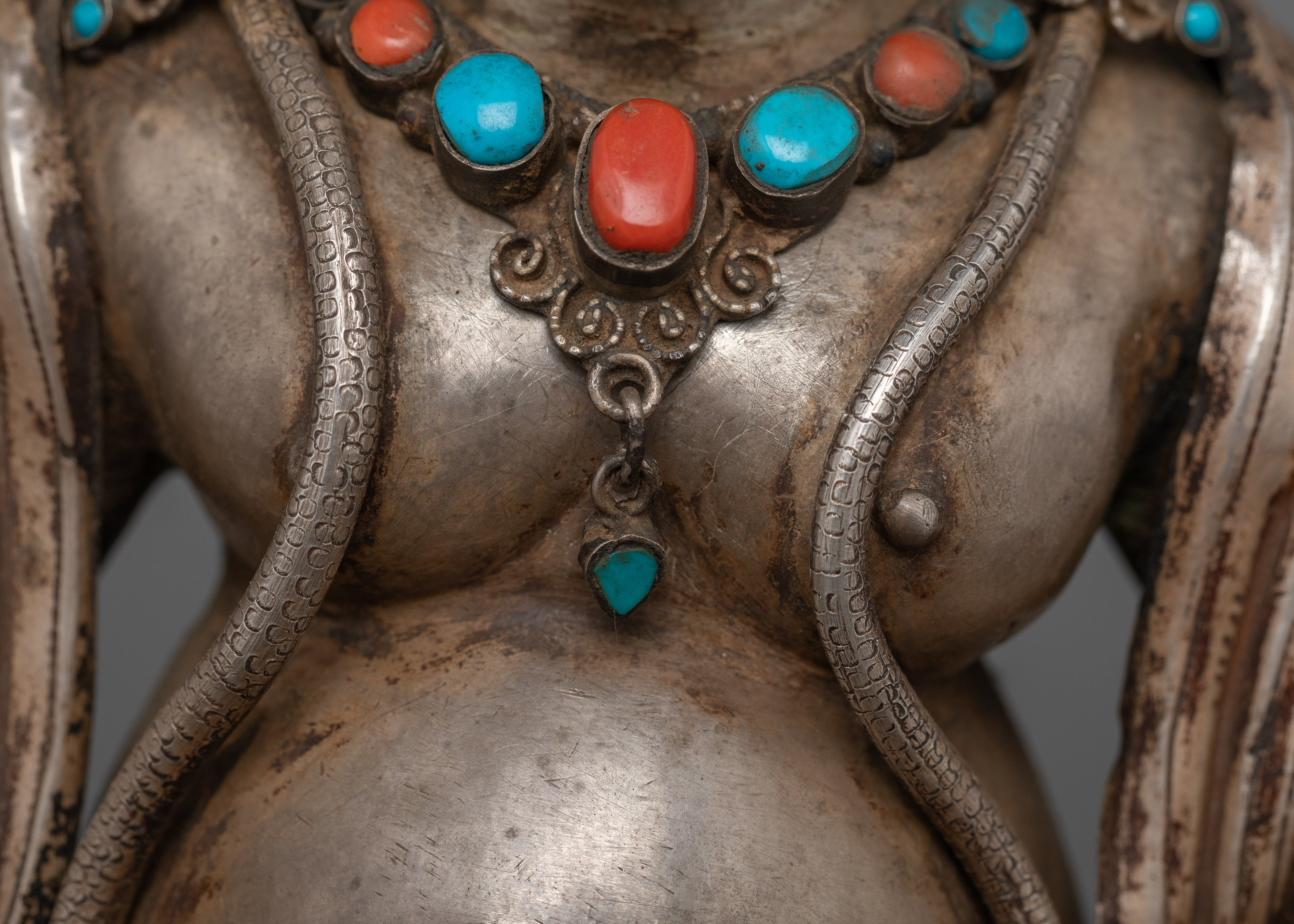 Religious Himalayan Sculpture of Tibetan Wealth Deity Dzambhala | Deity of Prosperity