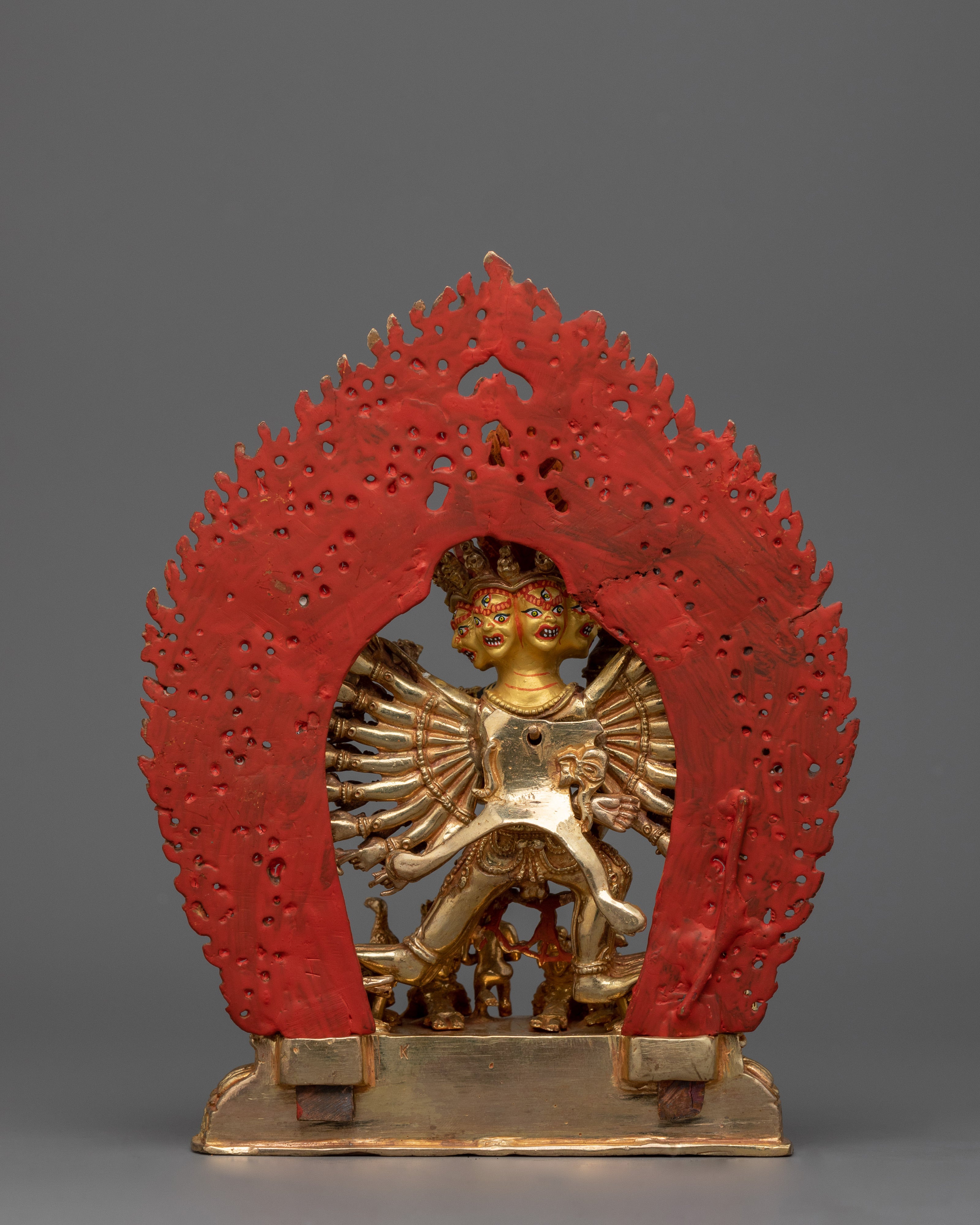 The Destroyer of Death Yamantaka Figurine | Wrathful Deity in Buddhist Tradition