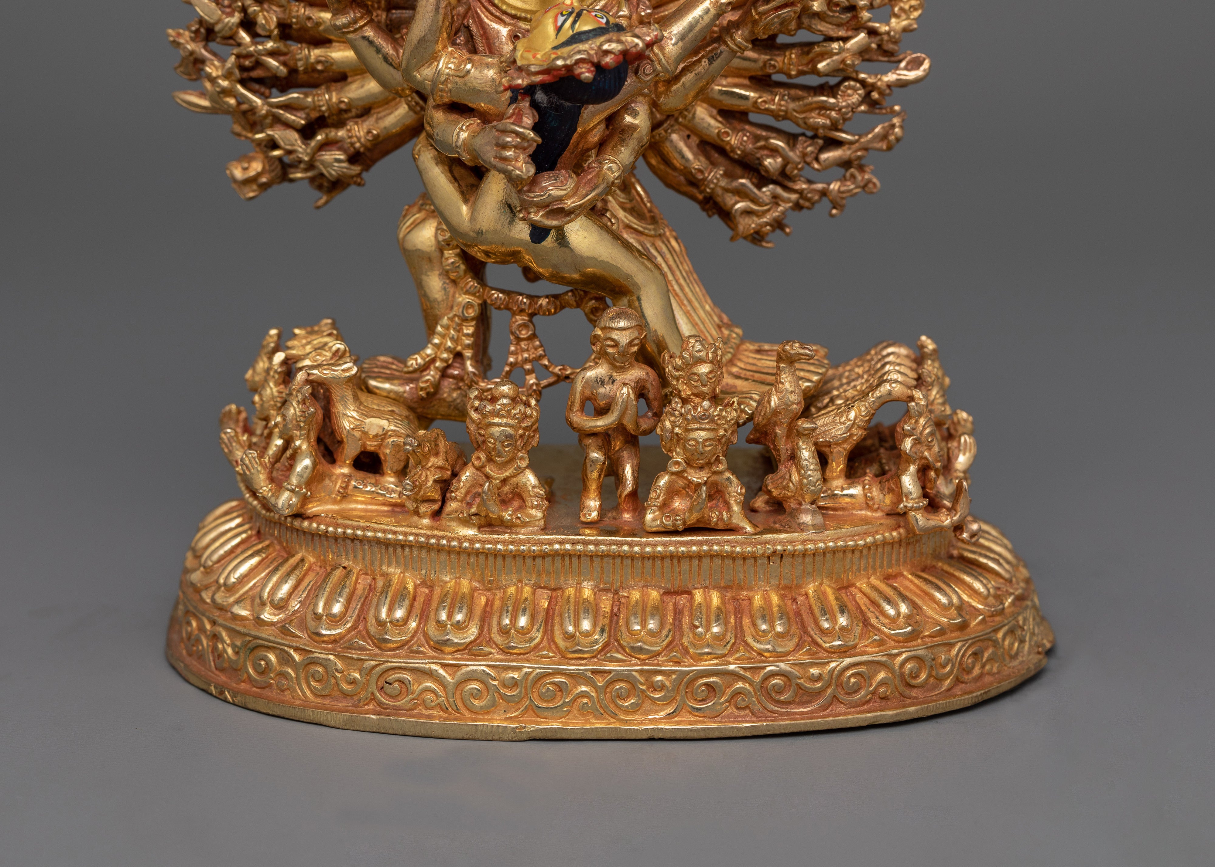 The Destroyer of Death Yamantaka Figurine | Wrathful Deity in Buddhist Tradition