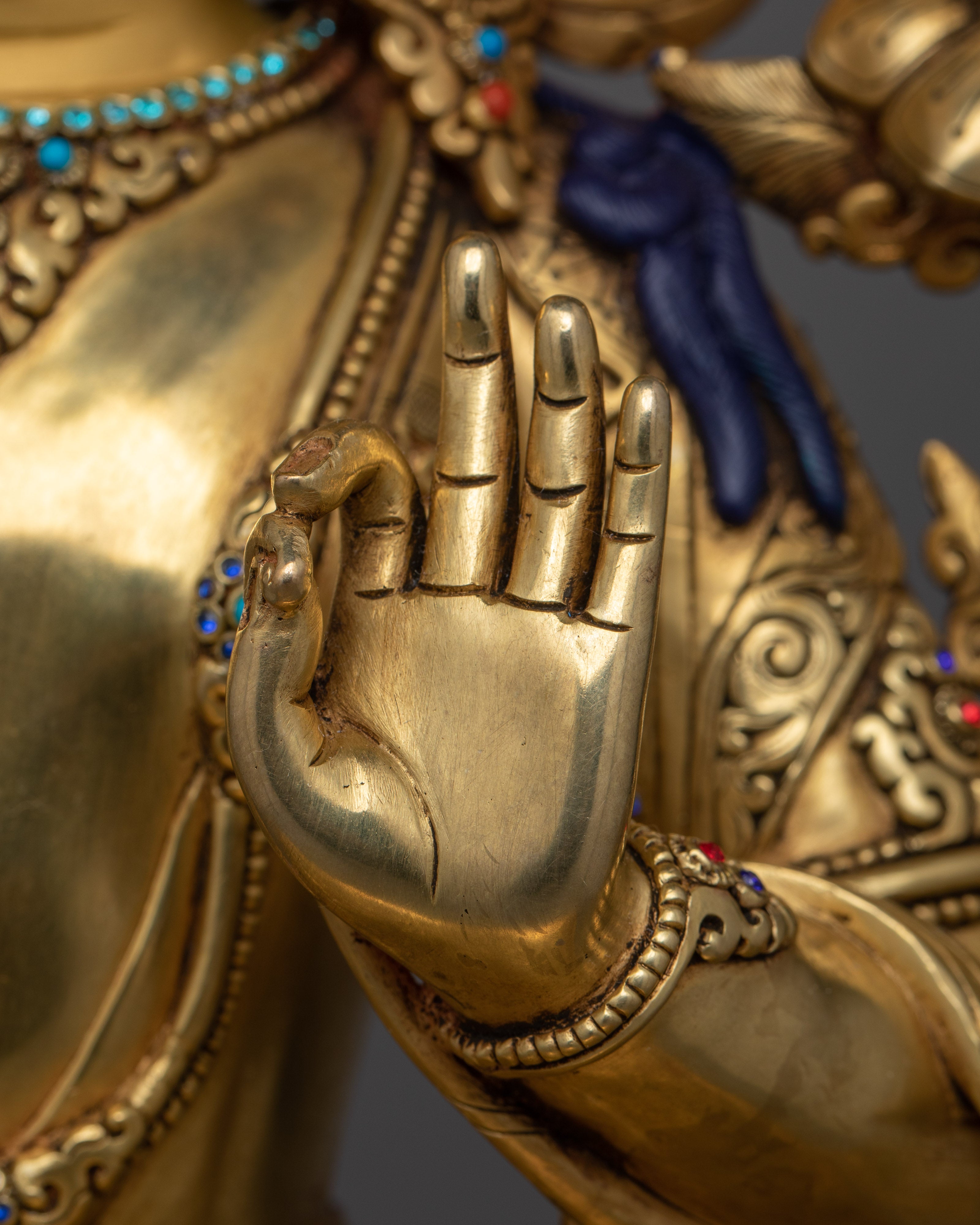 Manjushri Figurine for Wisdom and Knowledge | Symbol of Intellectual Clarity and Insight