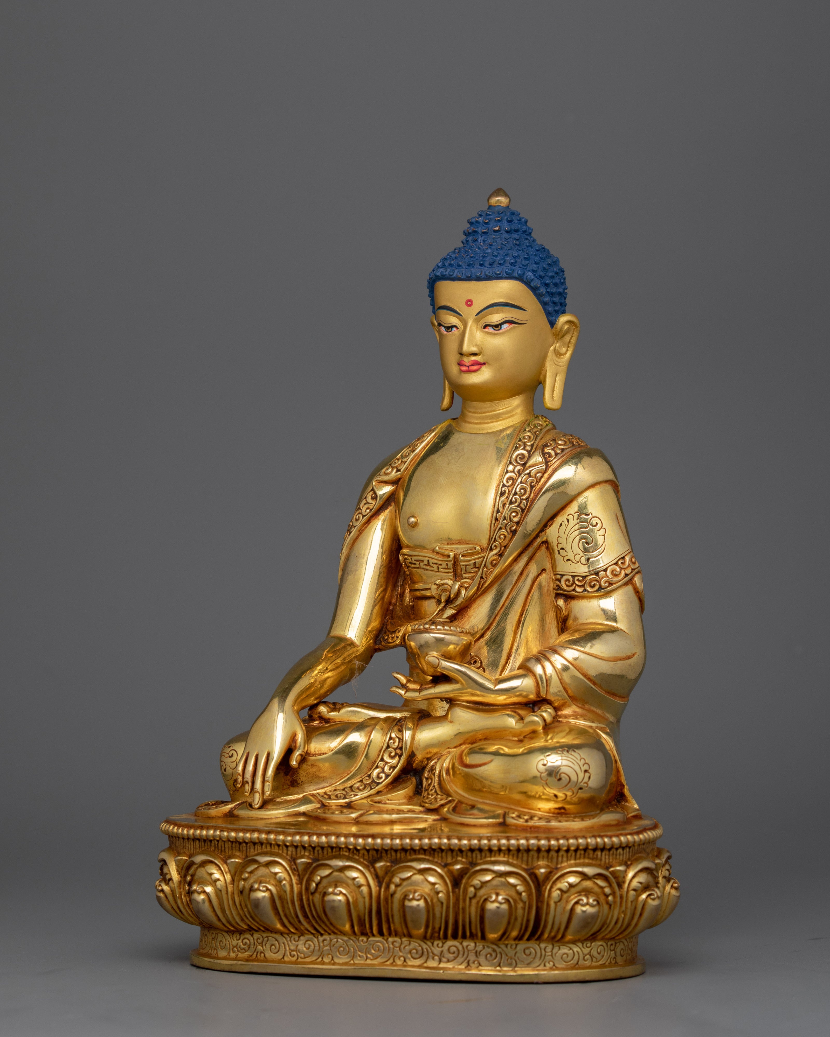 Representation of Buddha of Enlightenment Statue | Ideal for Rituals and Reflection