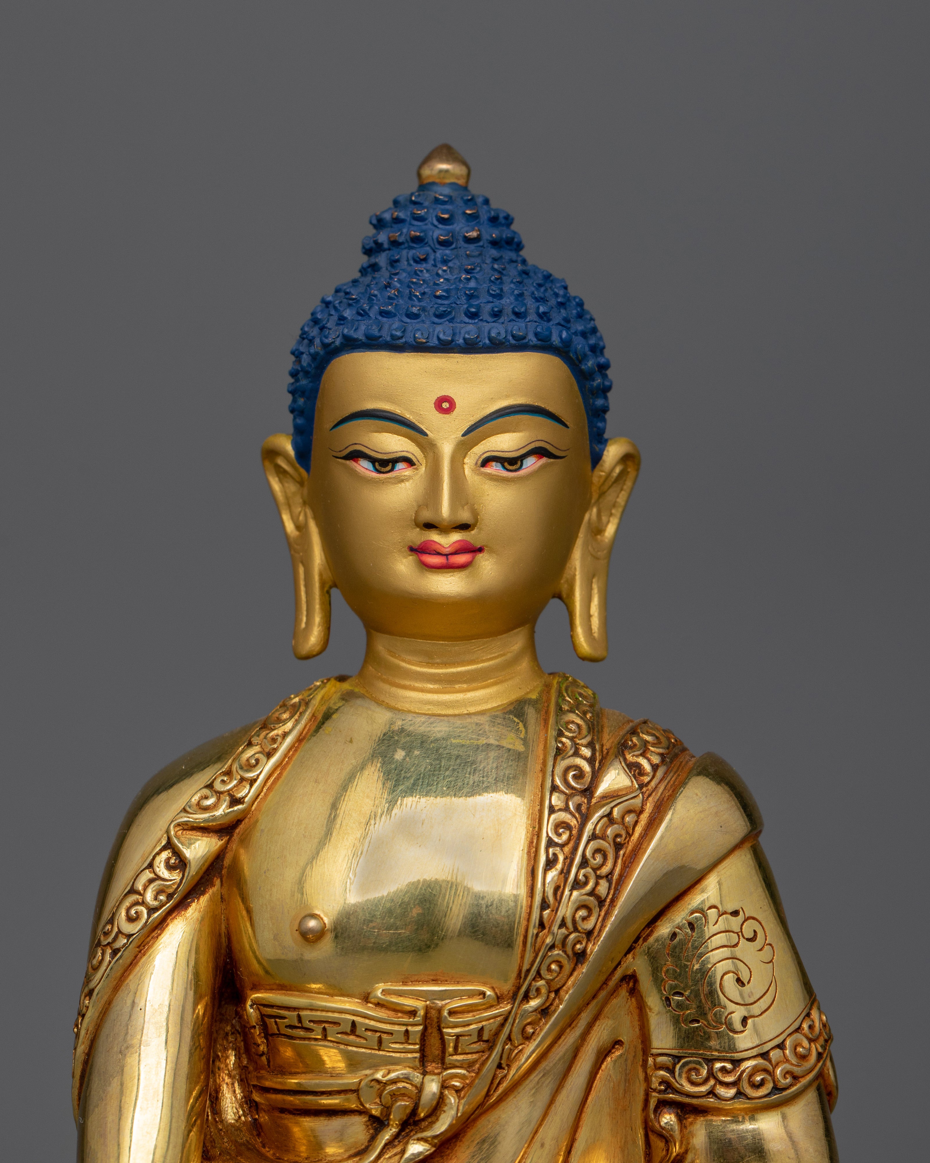 Representation of Buddha of Enlightenment Statue | Ideal for Rituals and Reflection