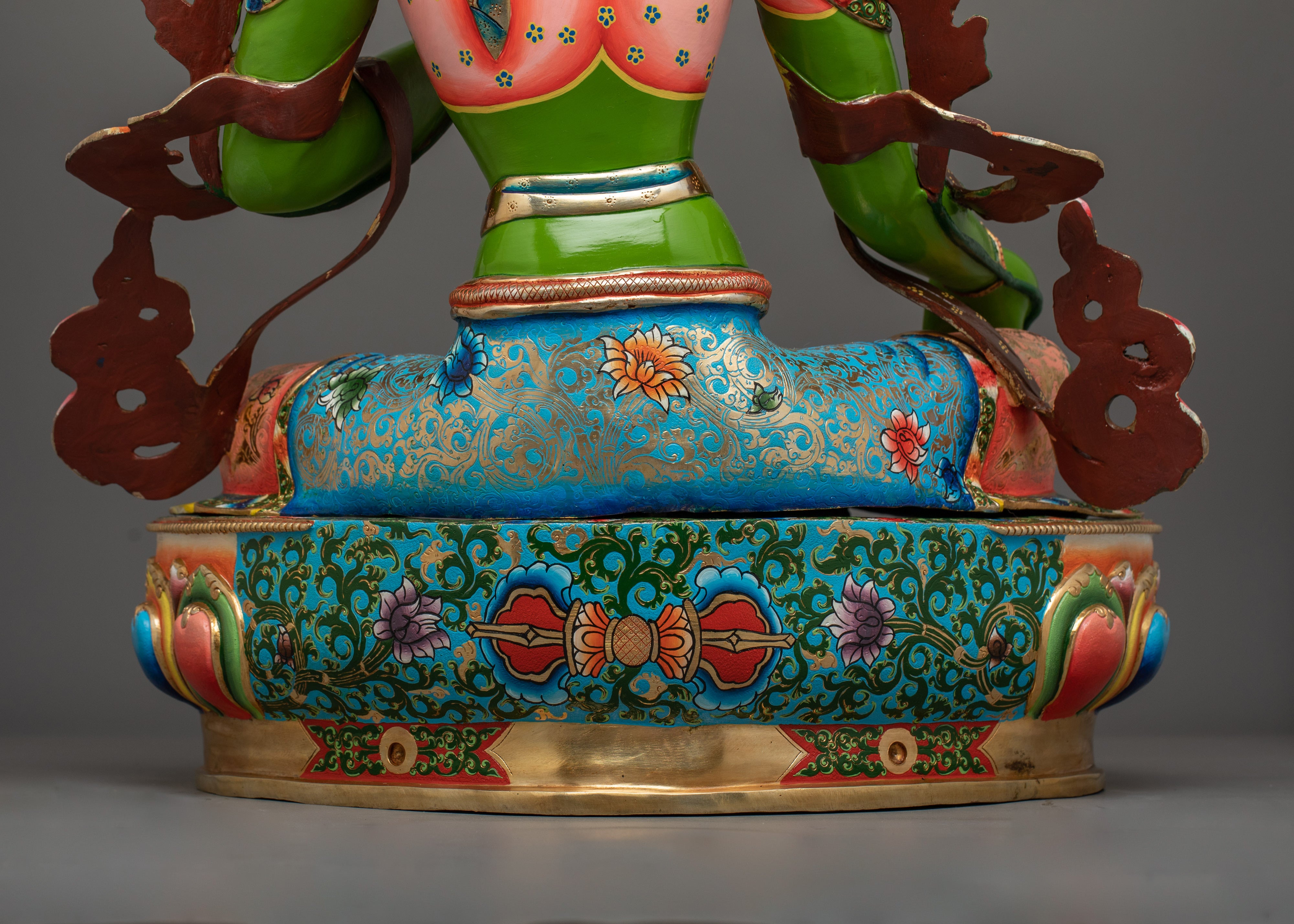 Tibetan Deity Syamatara Figurine | The Compassionate Protector