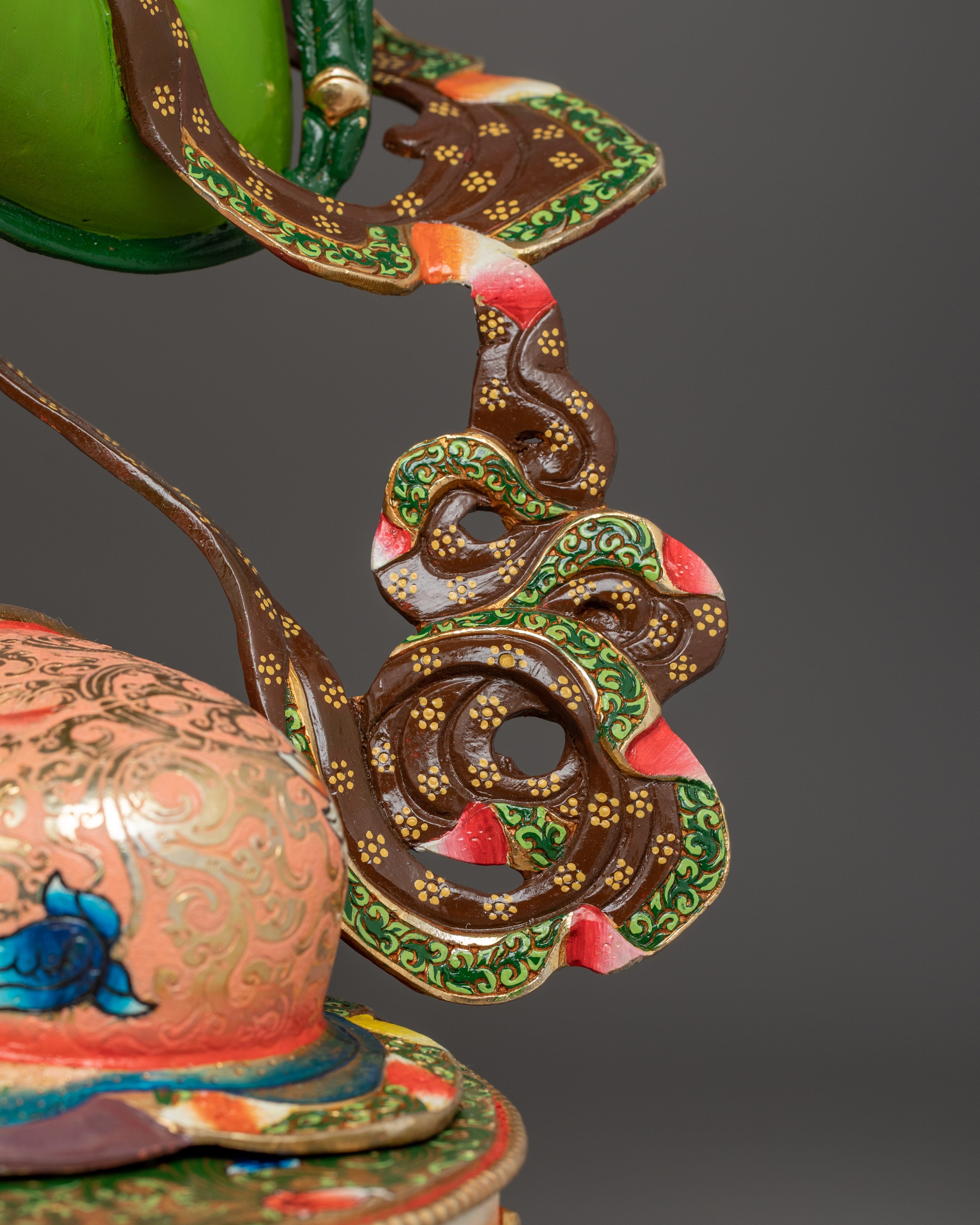 Tibetan Deity Syamatara Figurine | The Compassionate Protector