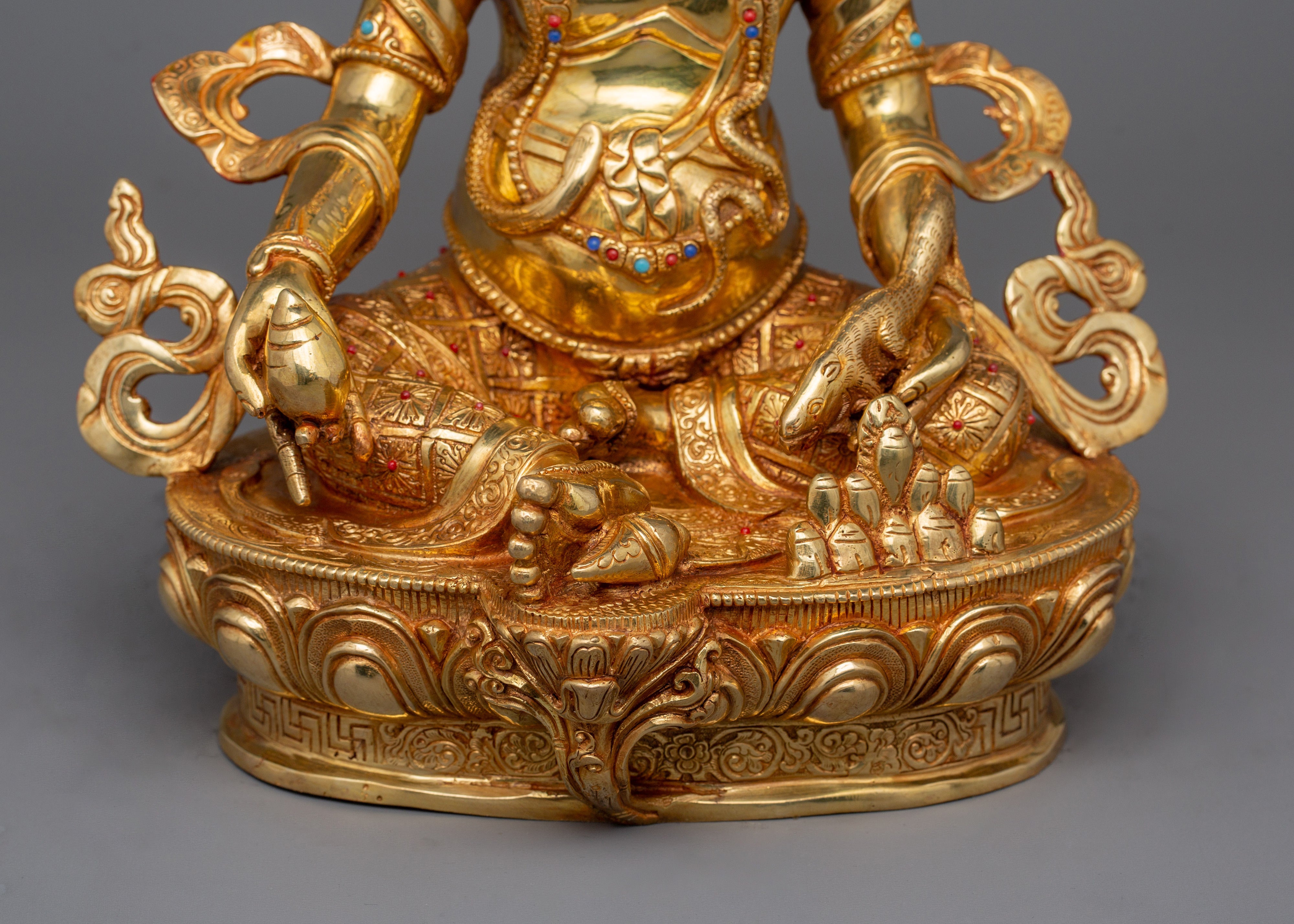 Meditation Wealth Deity Dzambhala Statue | Icon for Material and Spiritual Abundance