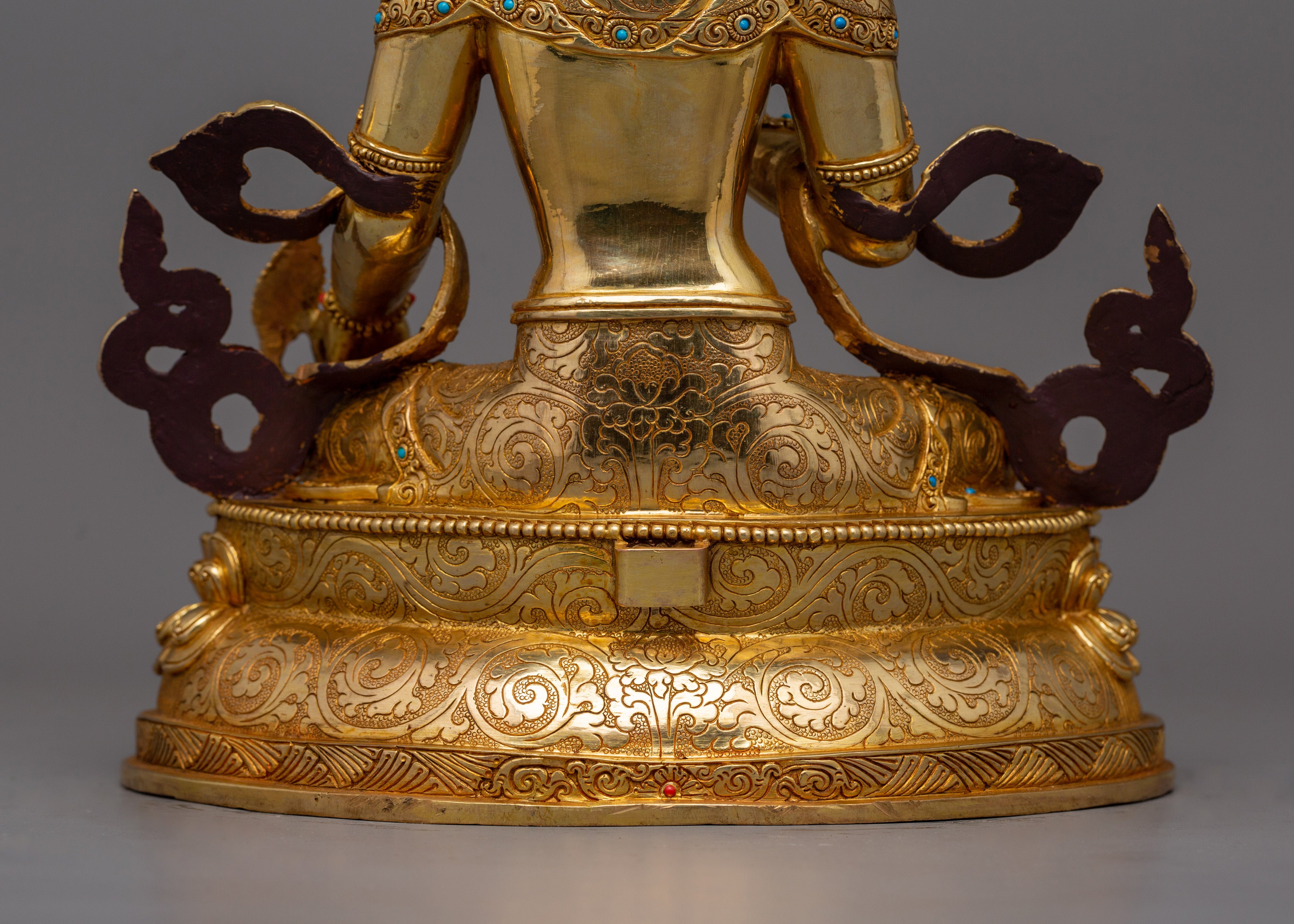 Earth Store Bodhisattva Kshitigarbha Buddhist Copper Sculpture | Tibetan Artwork