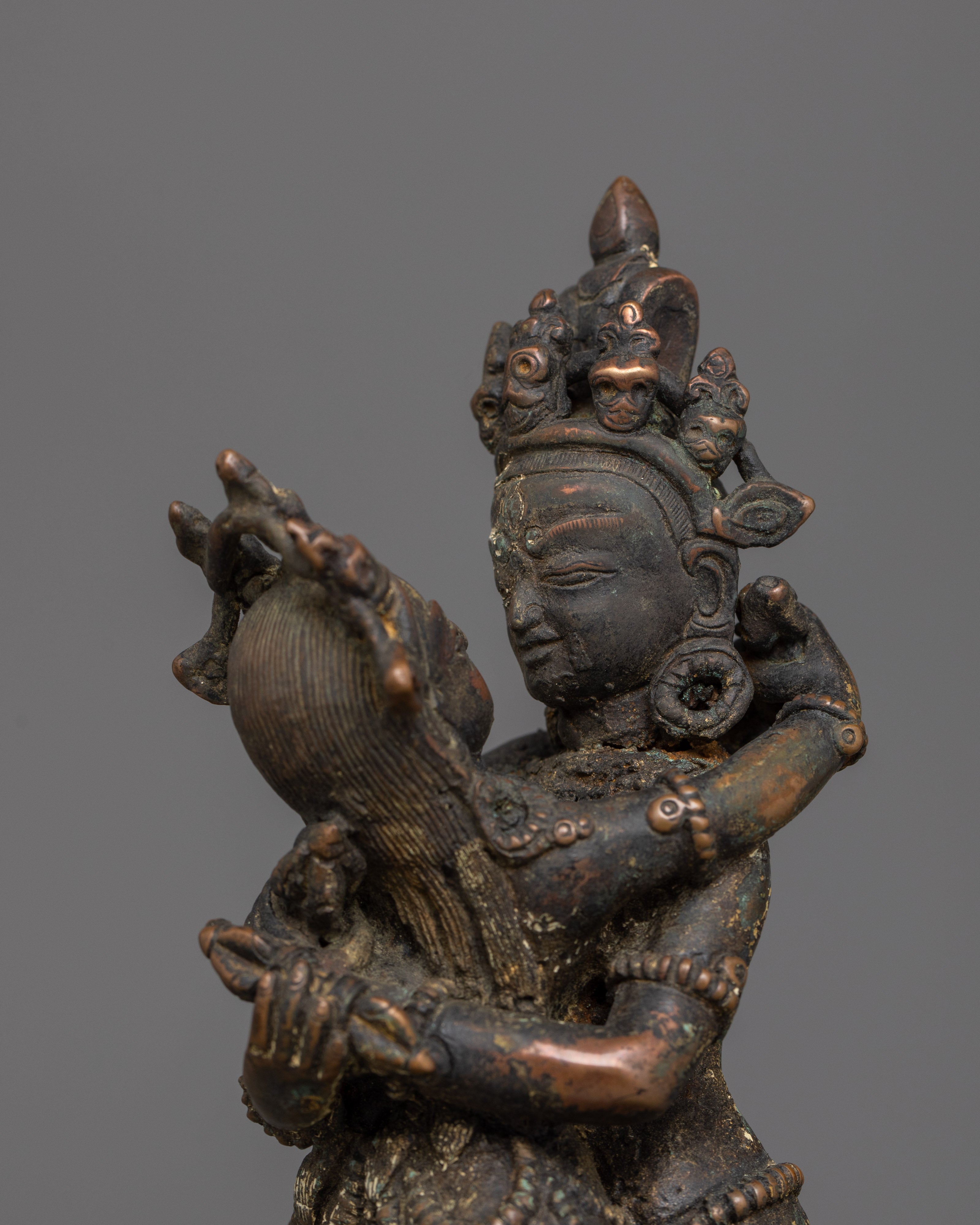8.3 Inch Chakrasambhara Yidam Statue | The Deity of Supreme Bliss
