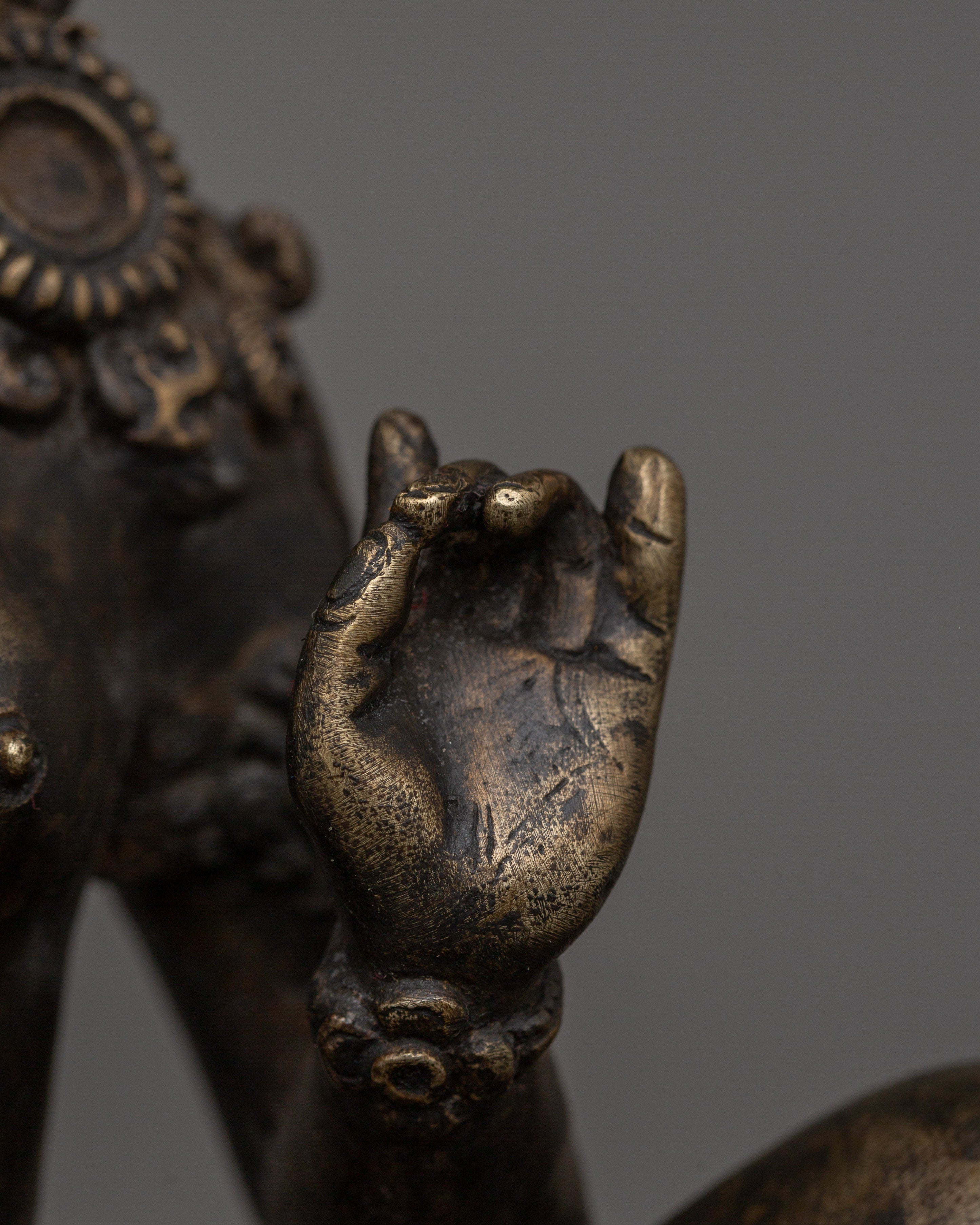 Feminine Energy Green Tara Statue | Tibetan Spiritual Artwork