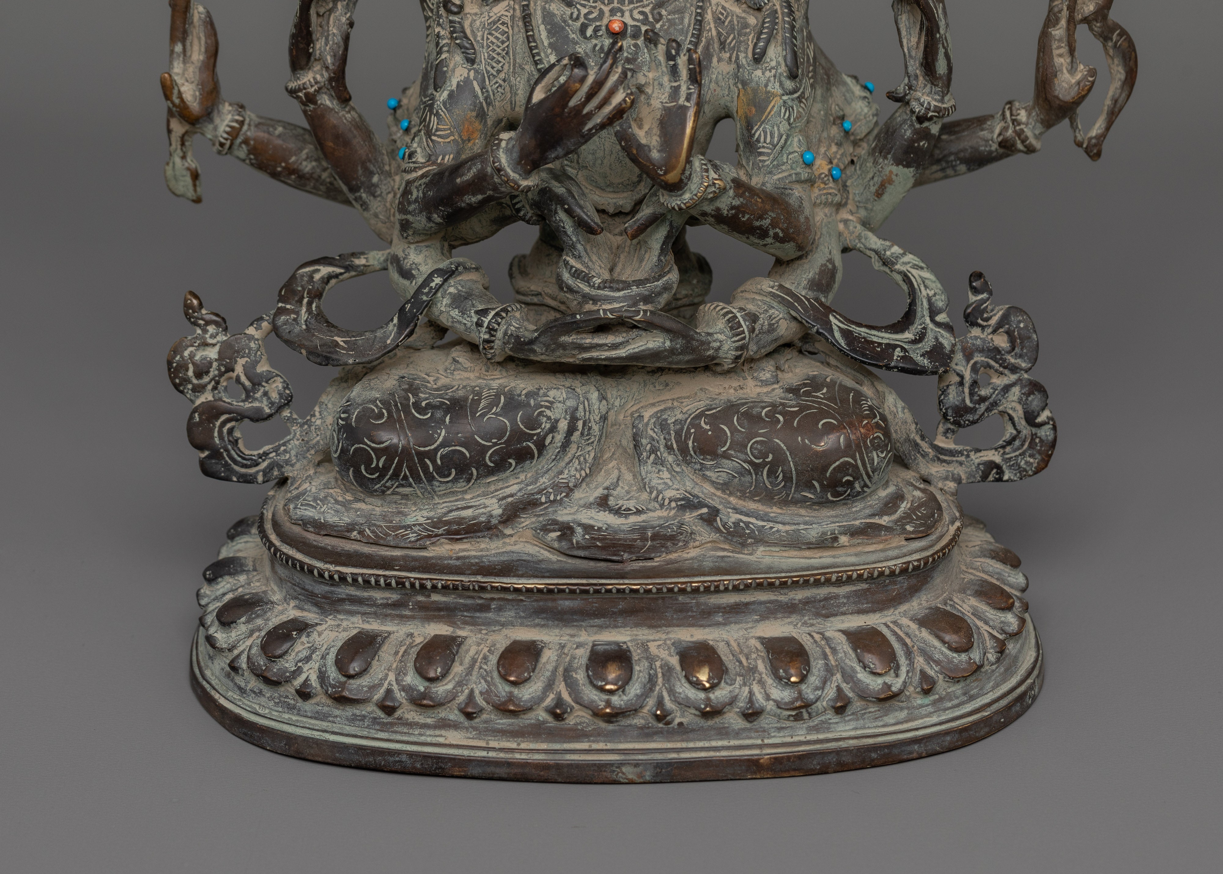 Namasangati Antique Finished Buddhist Art | Sculpture for Wisdom and Devotion