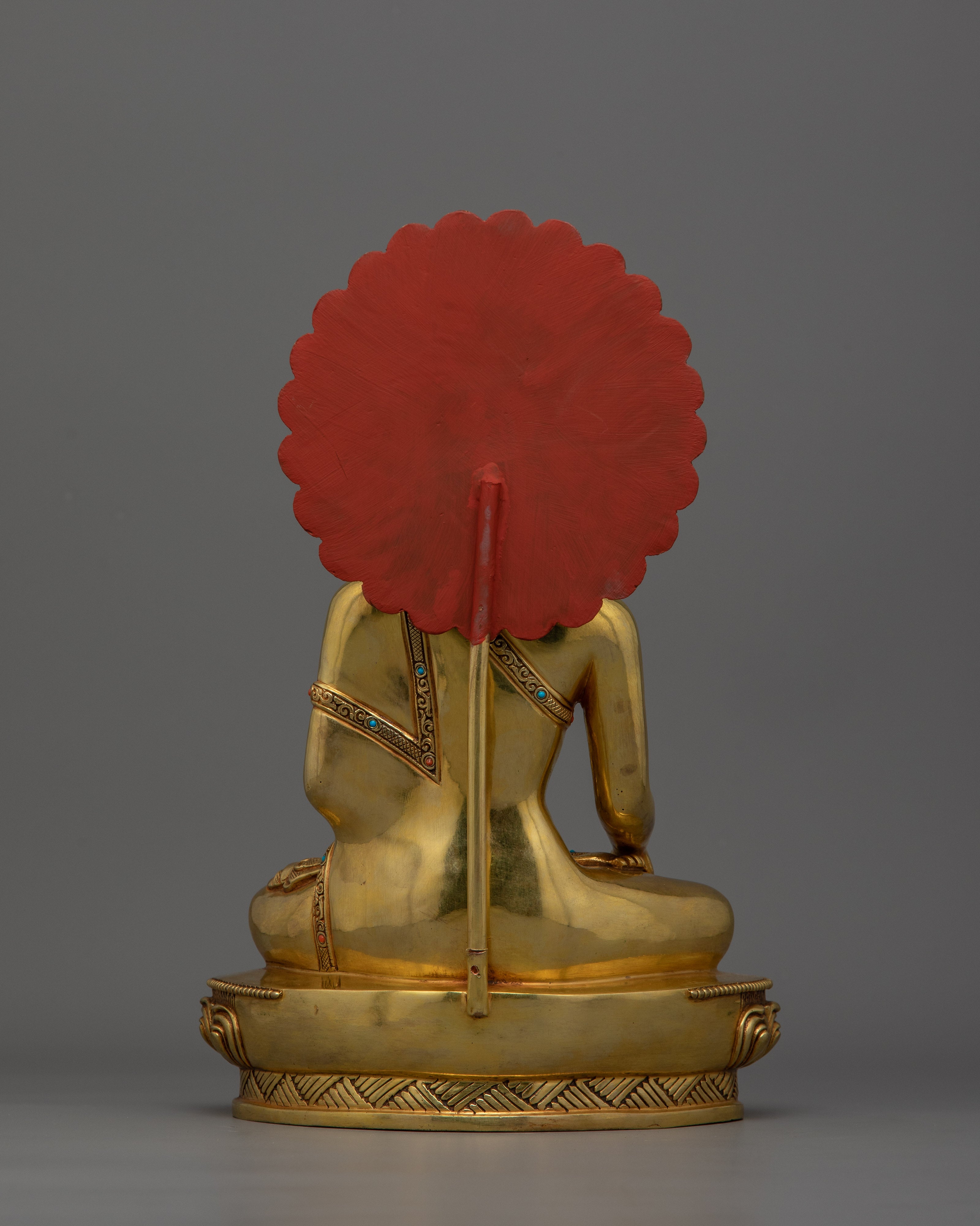 Historical Buddha Statue with Divine Sacred Halo | Representation of Enlightened Energy