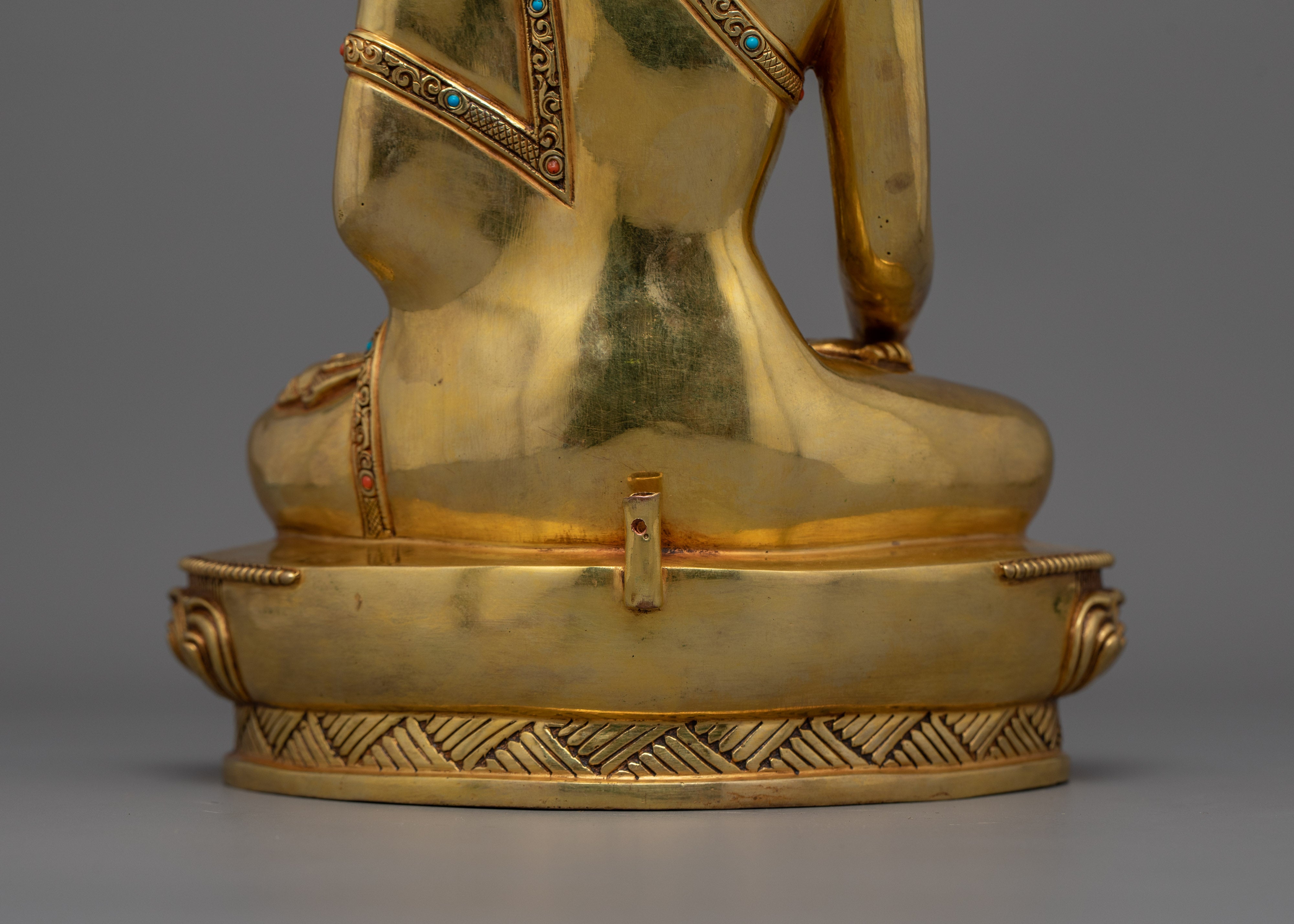 Historical Buddha Statue with Divine Sacred Halo | Representation of Enlightened Energy