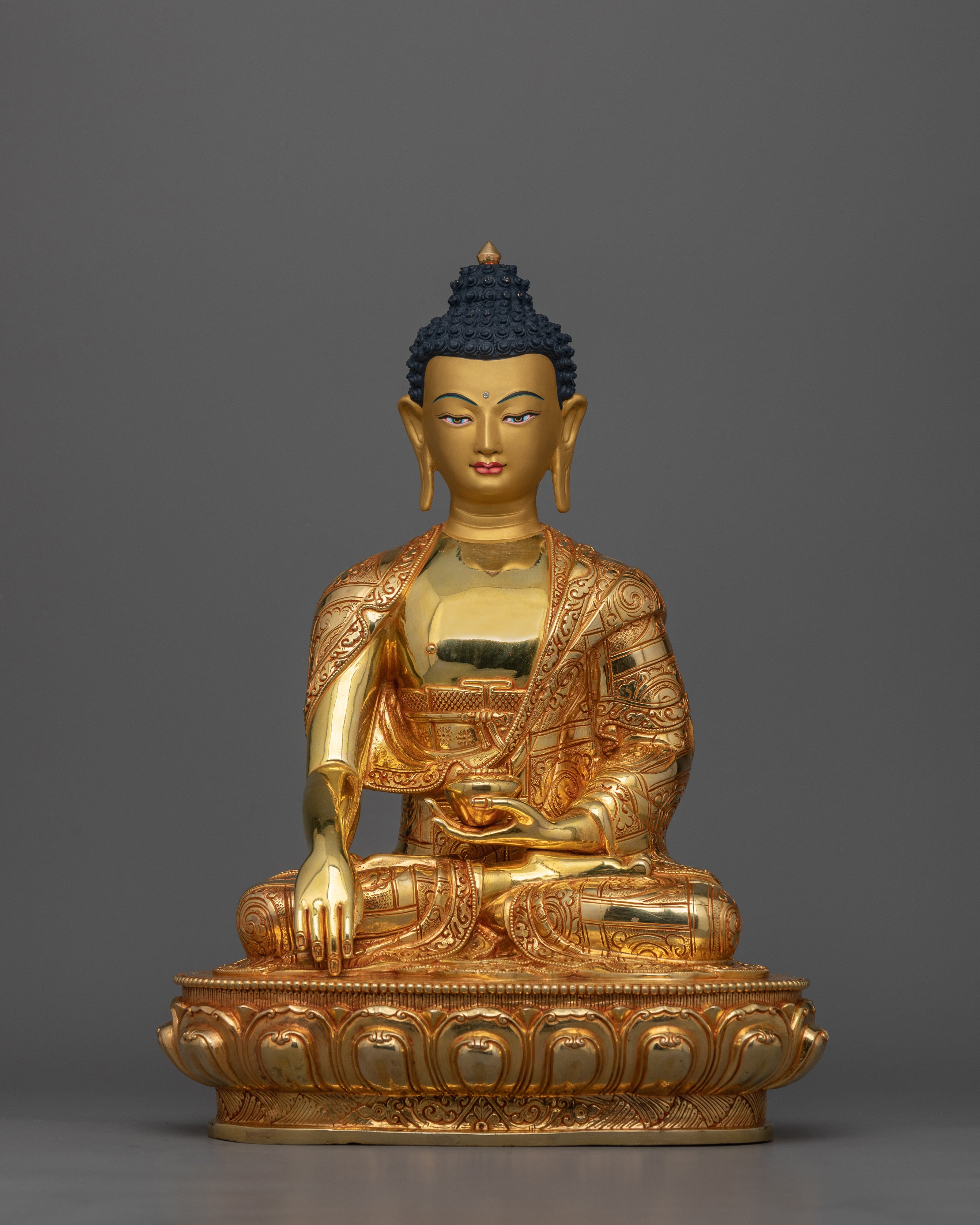Shakyamuni Buddha Copper Statue