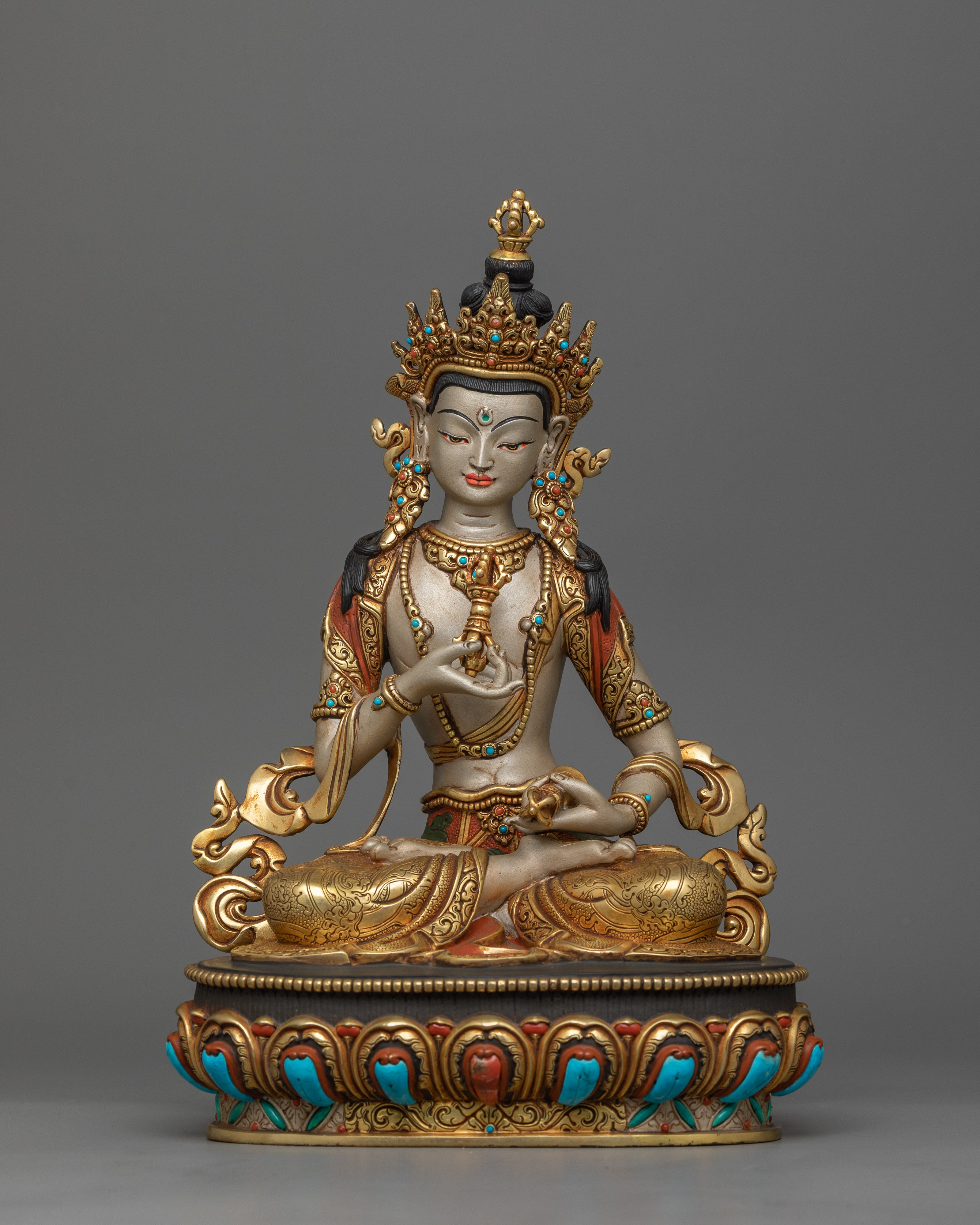 Gold-Gilded Vajrasattva Statue