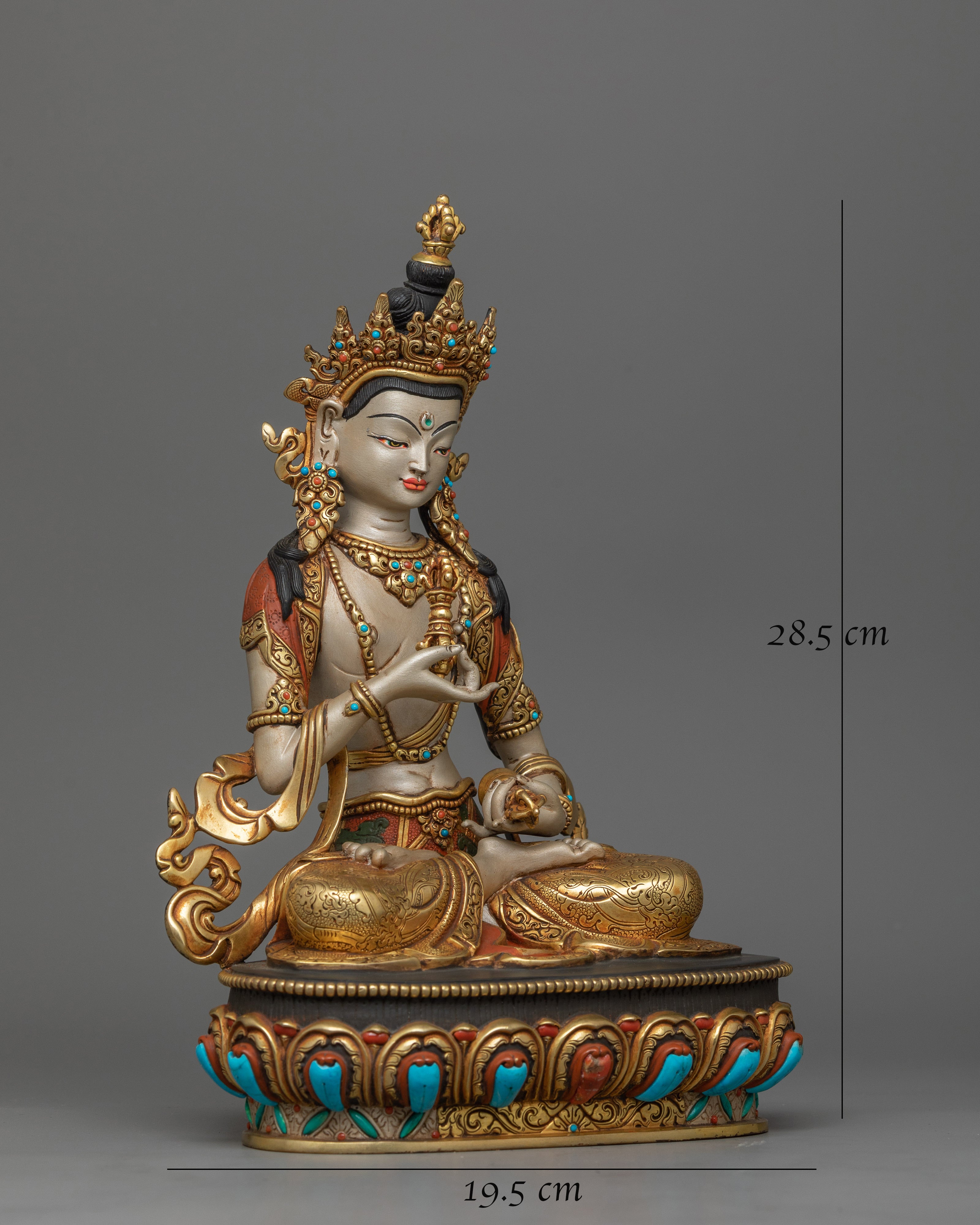 Gold-Gilded Vajrasattva Statue