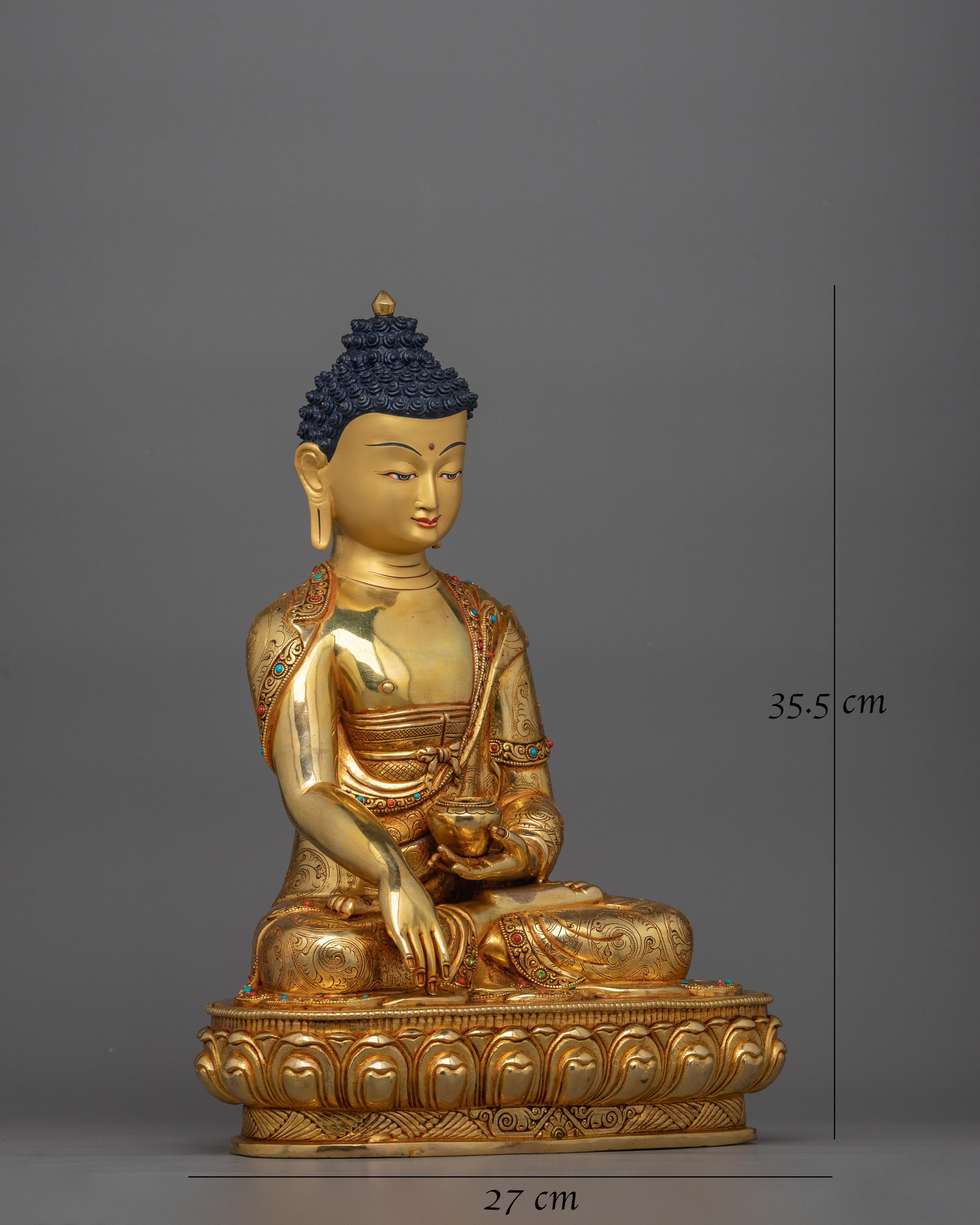 Handcrafted Set of Enlightened Buddhas | Symbols of Compassion, Wisdom, and Enlightenment