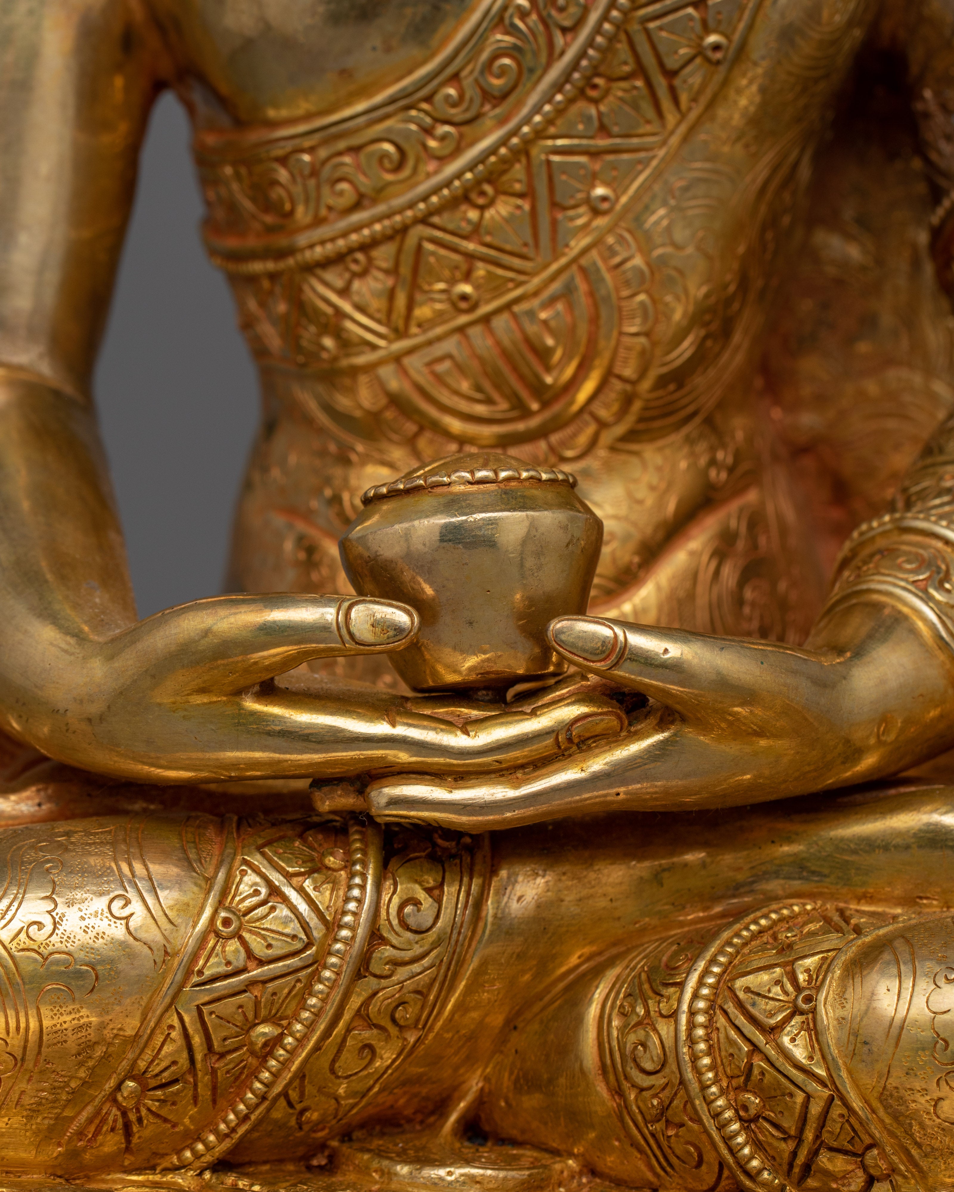 Amitabha Buddha of Infinite Light Sculpture | Crafted for Meditation and Serenity