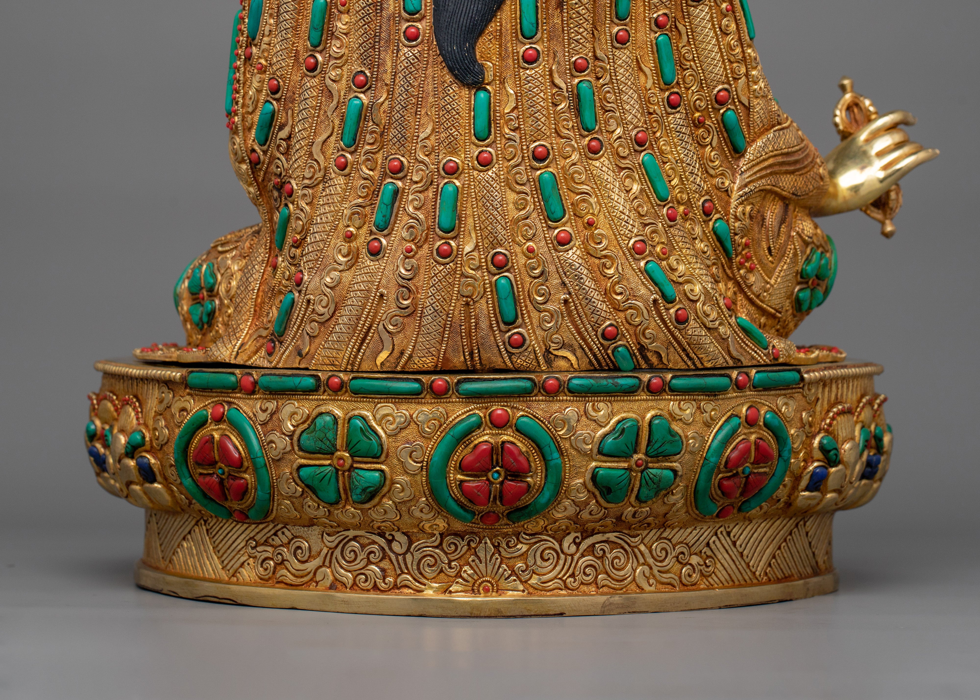 The Lotus-Born Tibetan Padmasambhava Master Figurine | Wisdom and Transformation