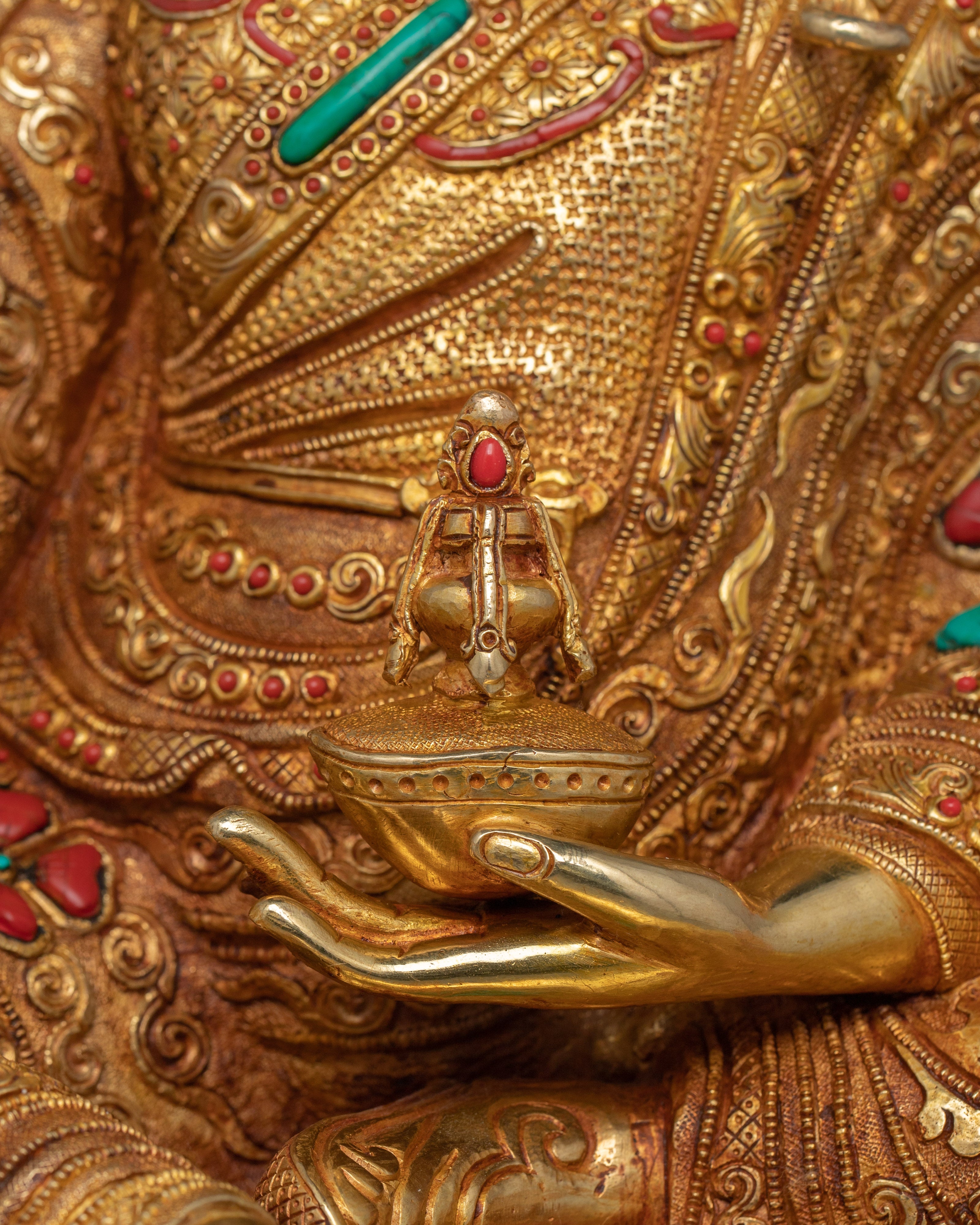 The Lotus-Born Tibetan Padmasambhava Master Figurine | Wisdom and Transformation