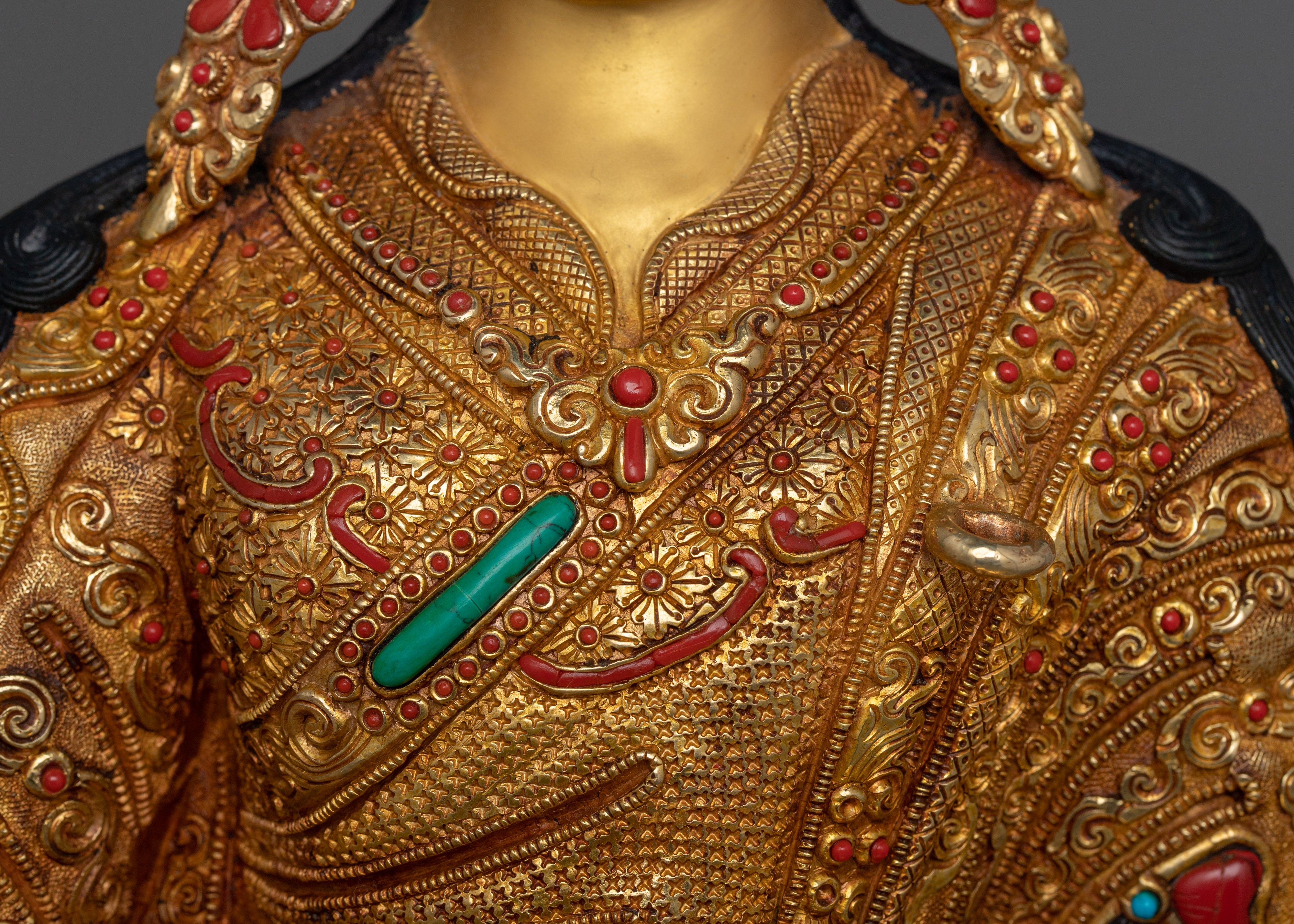 The Lotus-Born Tibetan Padmasambhava Master Figurine | Wisdom and Transformation