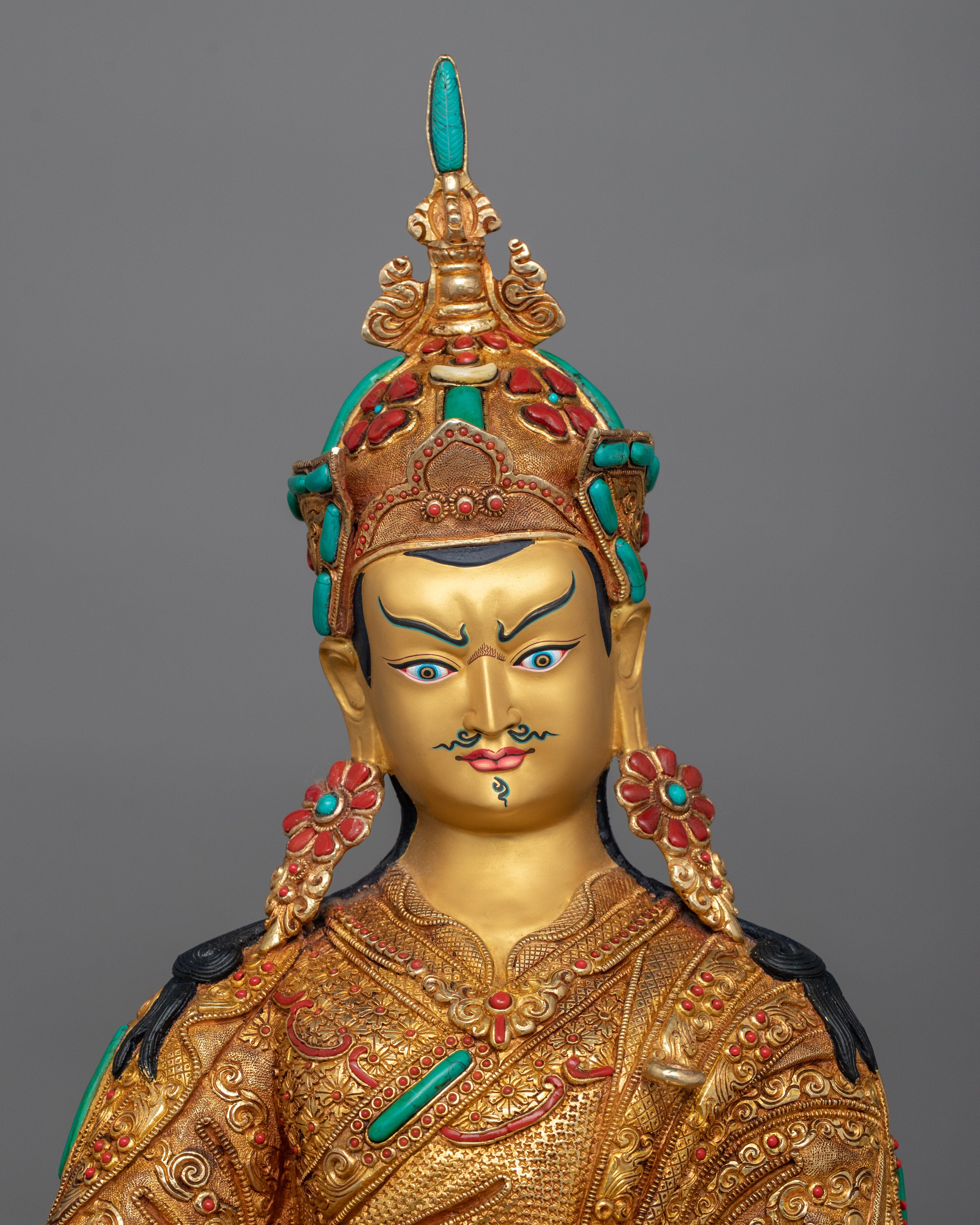 The Lotus-Born Tibetan Padmasambhava Master Figurine | Wisdom and Transformation