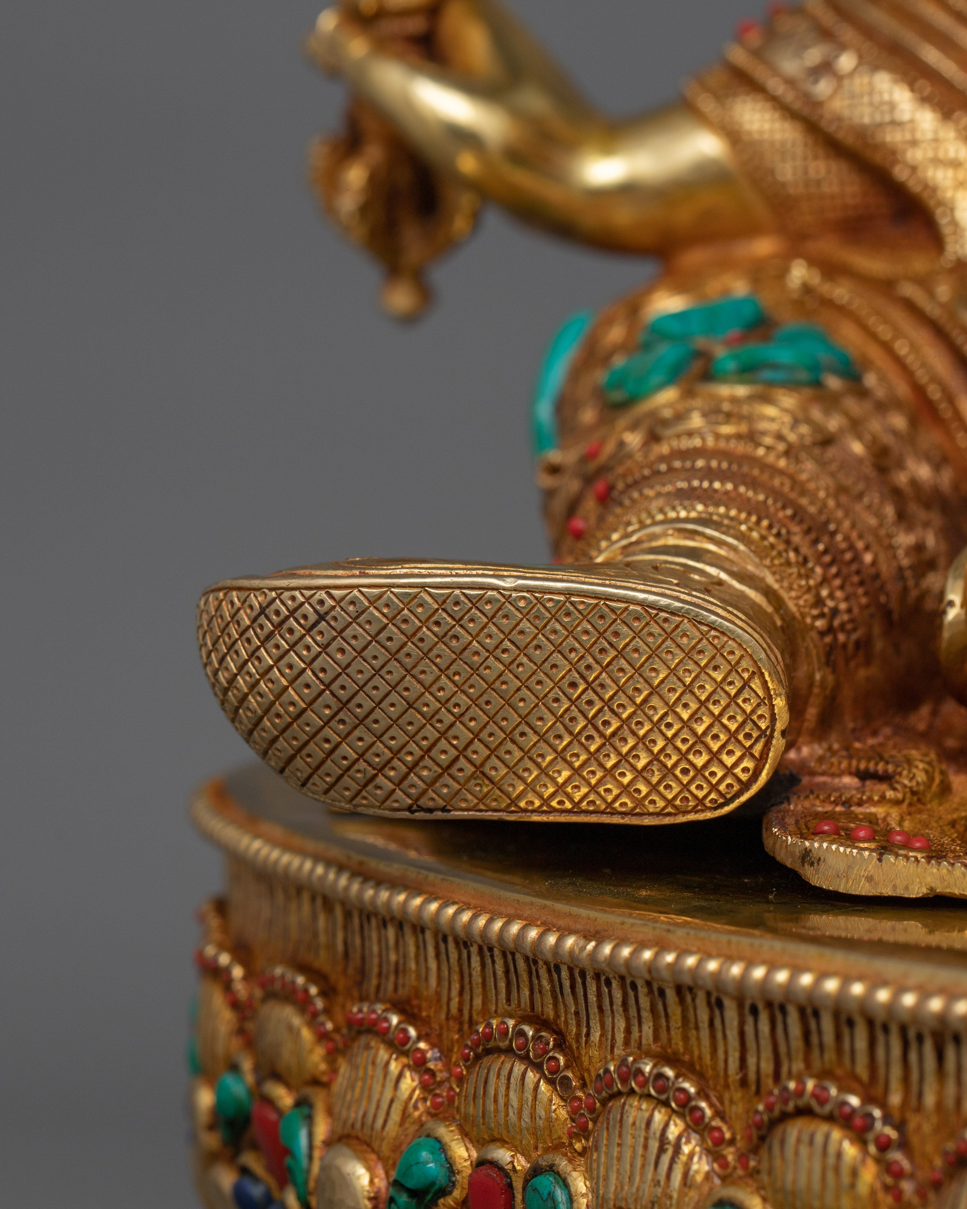 The Lotus-Born Tibetan Padmasambhava Master Figurine | Wisdom and Transformation