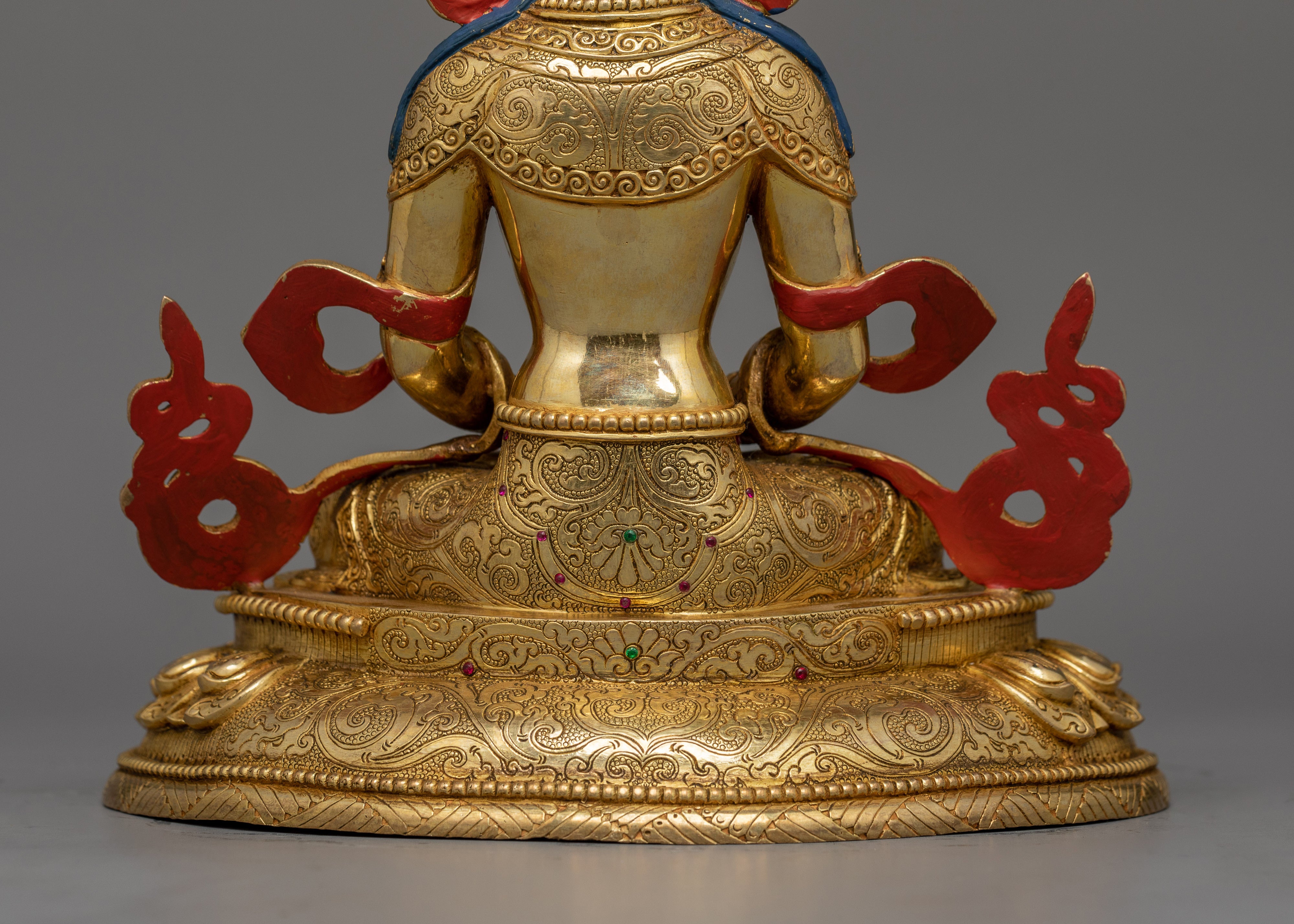 Long-Life Sculpture of Buddha Amitayus | Immortality and Spiritual Vitality Deity