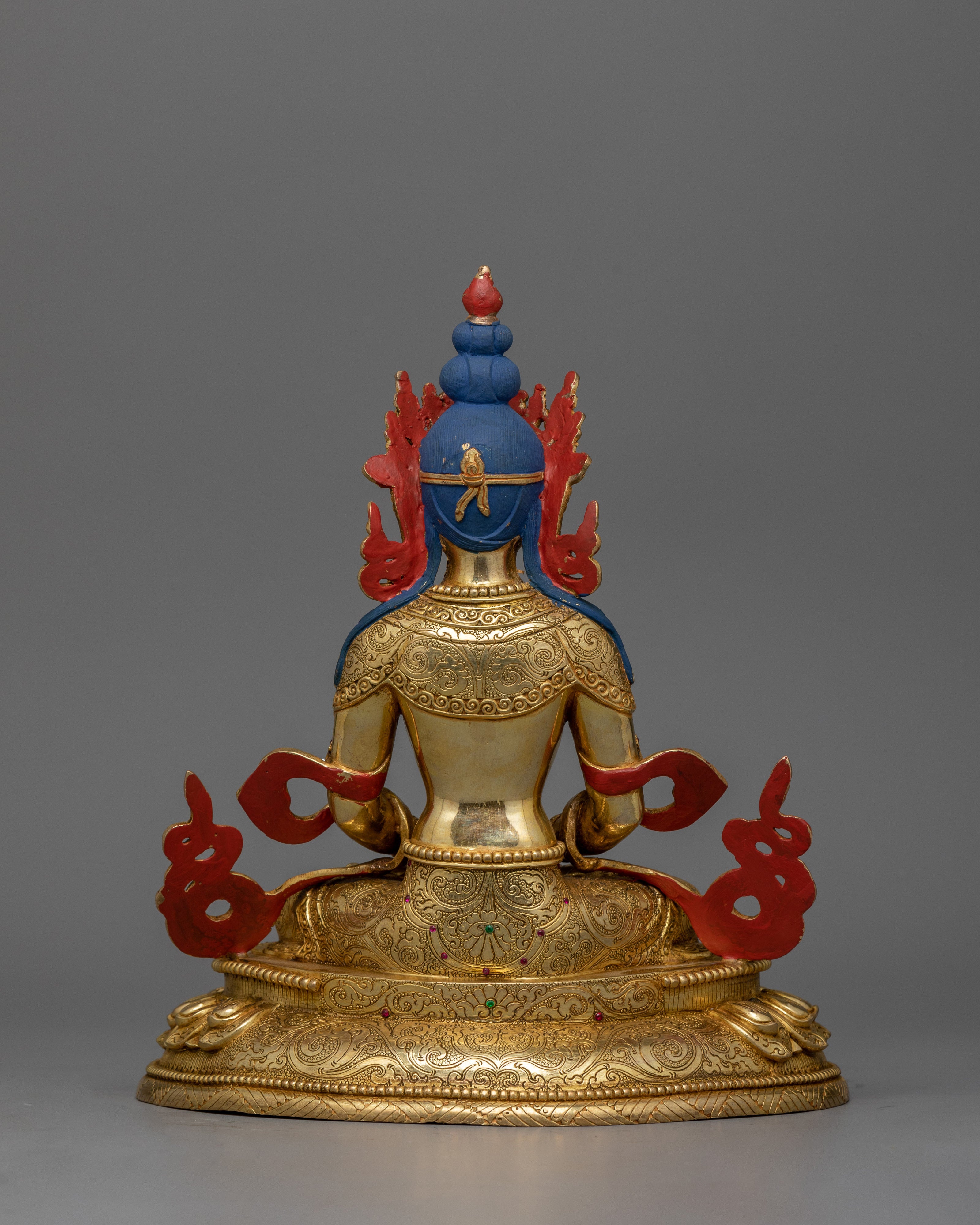 Long-Life Sculpture of Buddha Amitayus | Immortality and Spiritual Vitality Deity
