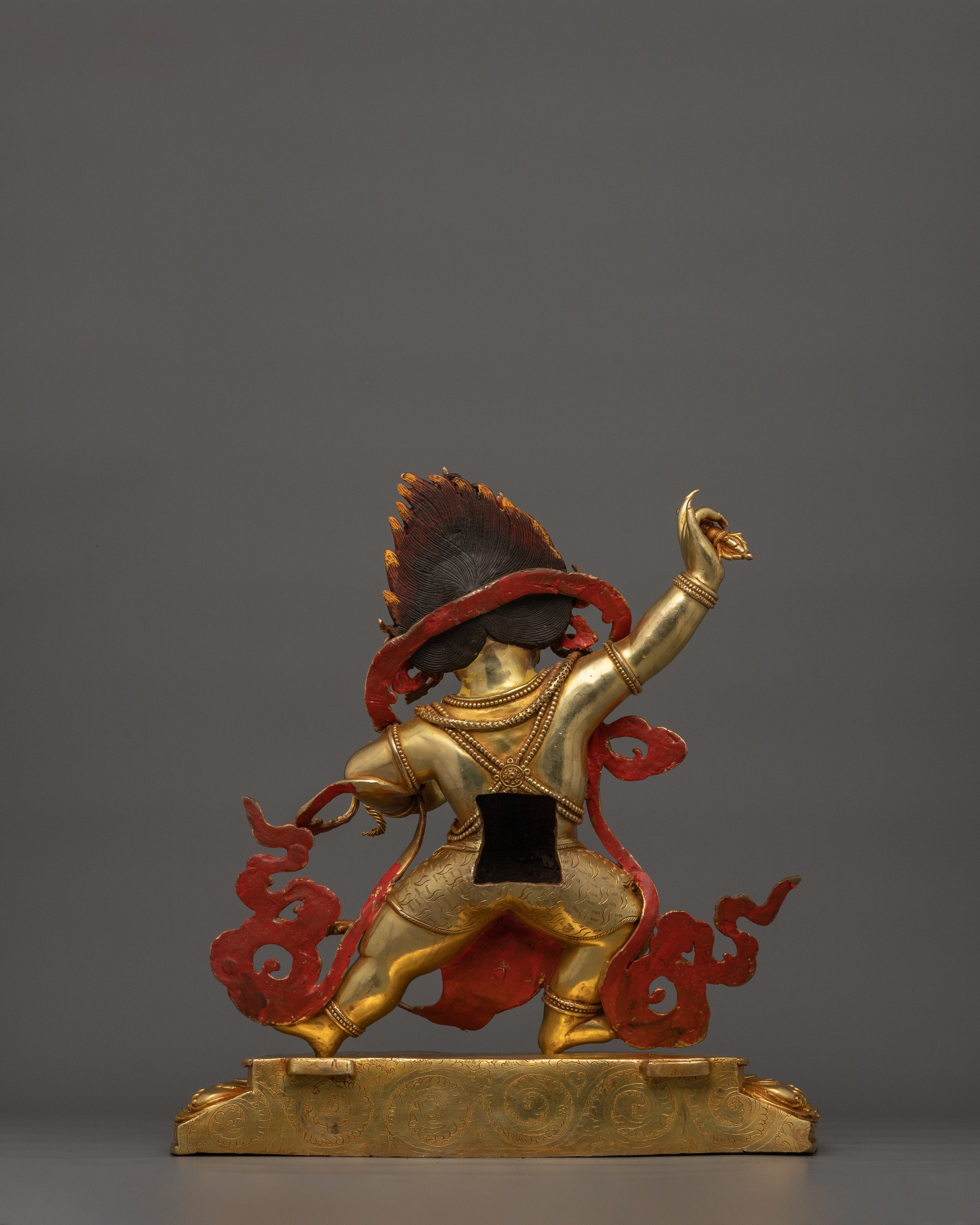 Tibetan Vajrapani Bodhisattva Statue | Holder of Thunderbolt