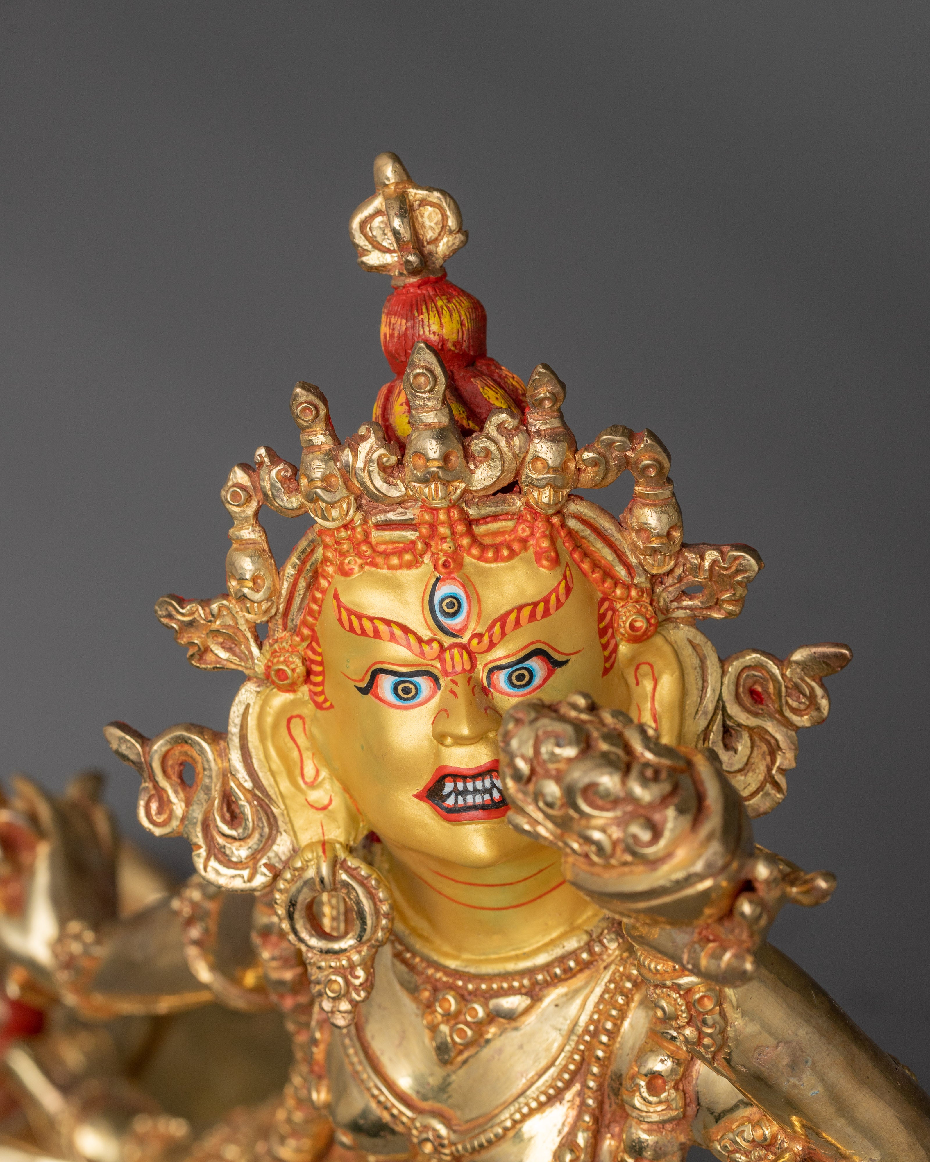 Female Buddha Tantric Deity Vajrayogini Sculpture | The Powerful Divine Red Dakini