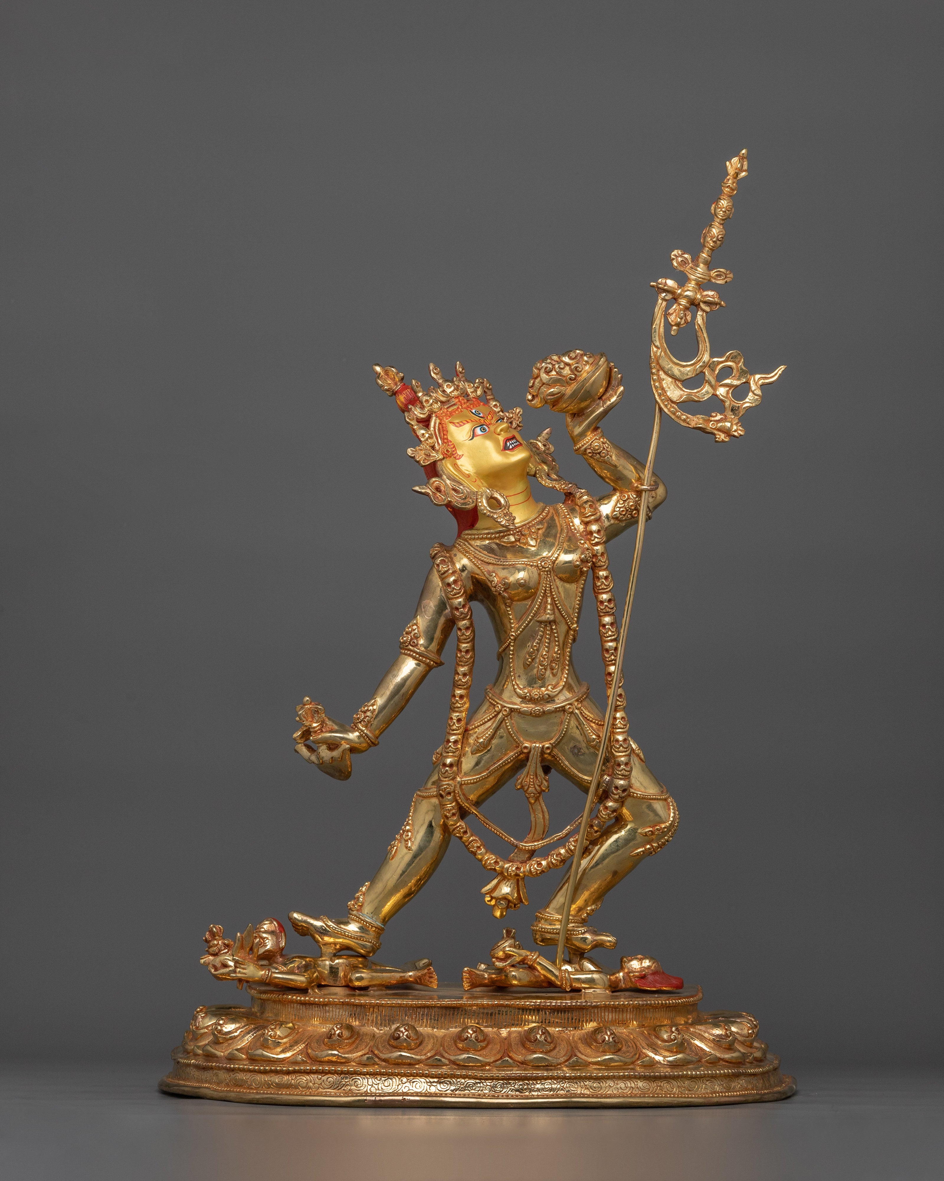Female Buddha Tantric Deity Vajrayogini Sculpture | The Powerful Divine Red Dakini