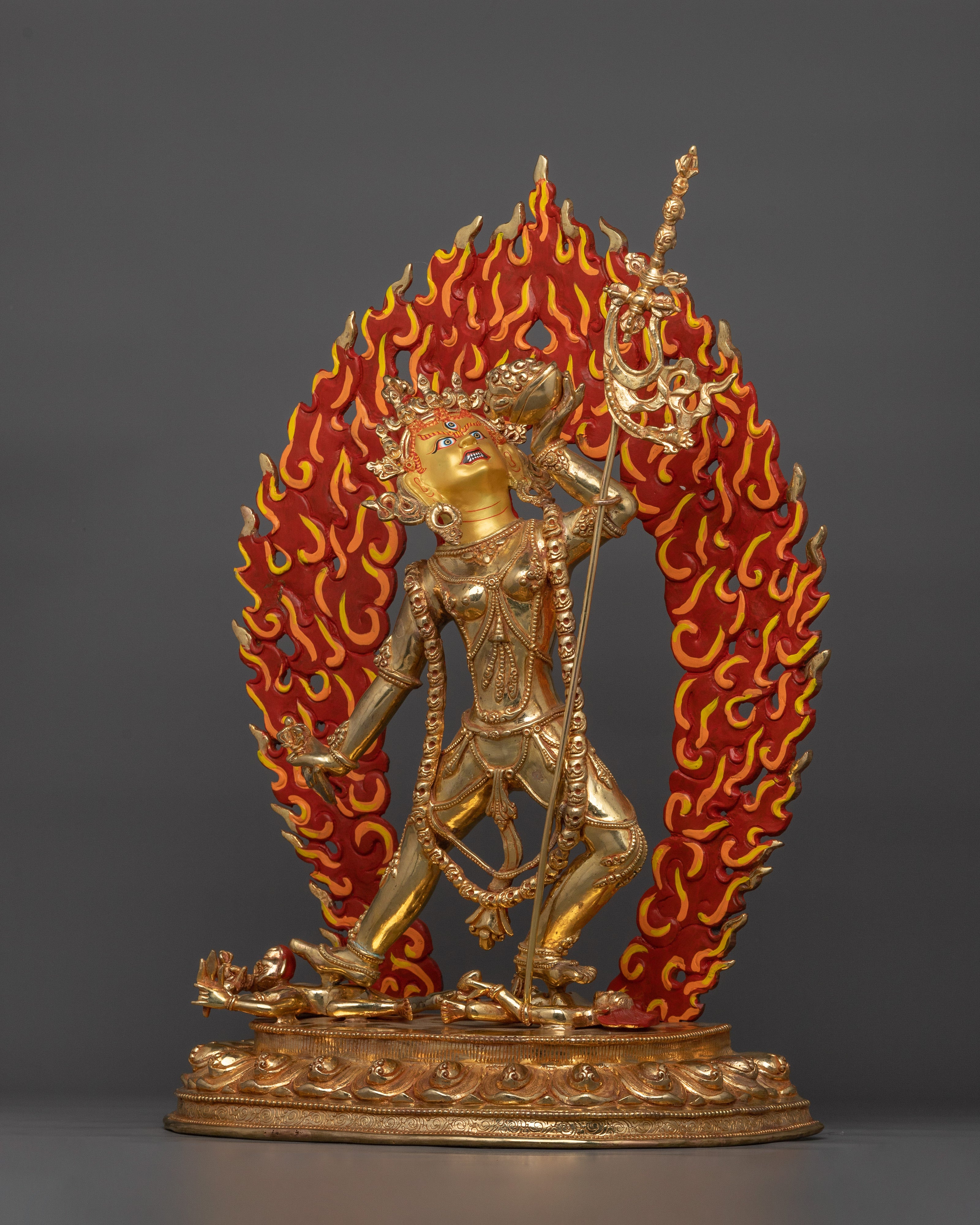 Female Buddha Tantric Deity Vajrayogini Sculpture | The Powerful Divine Red Dakini