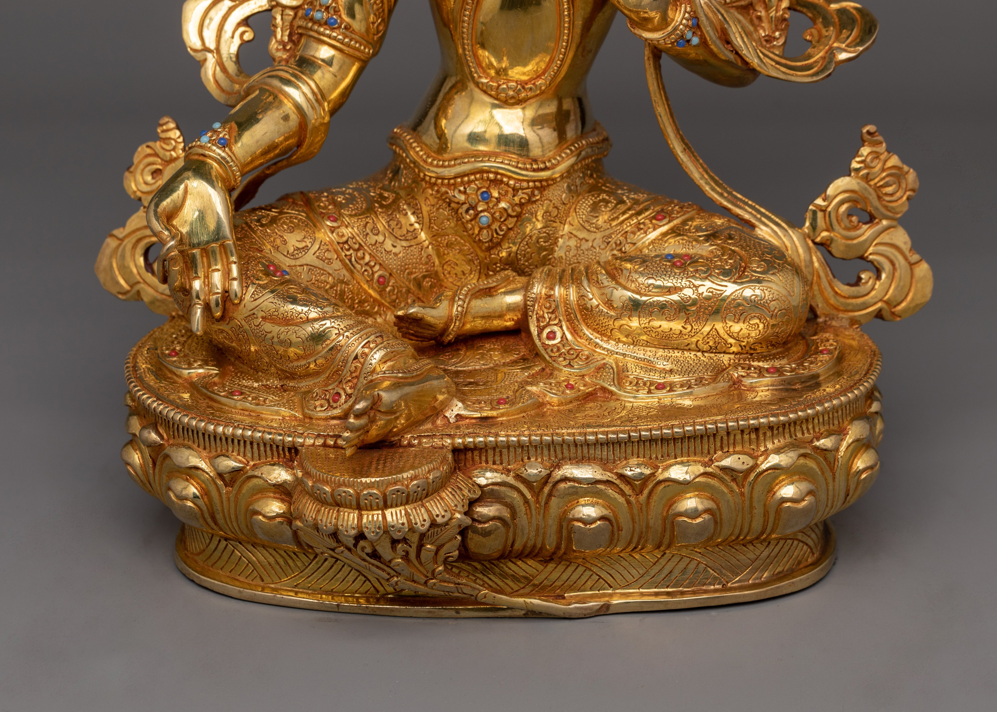 Shyamatara Buddhist Goddess Statue for Ritual Spaces | Symbol of Compassionate Energy