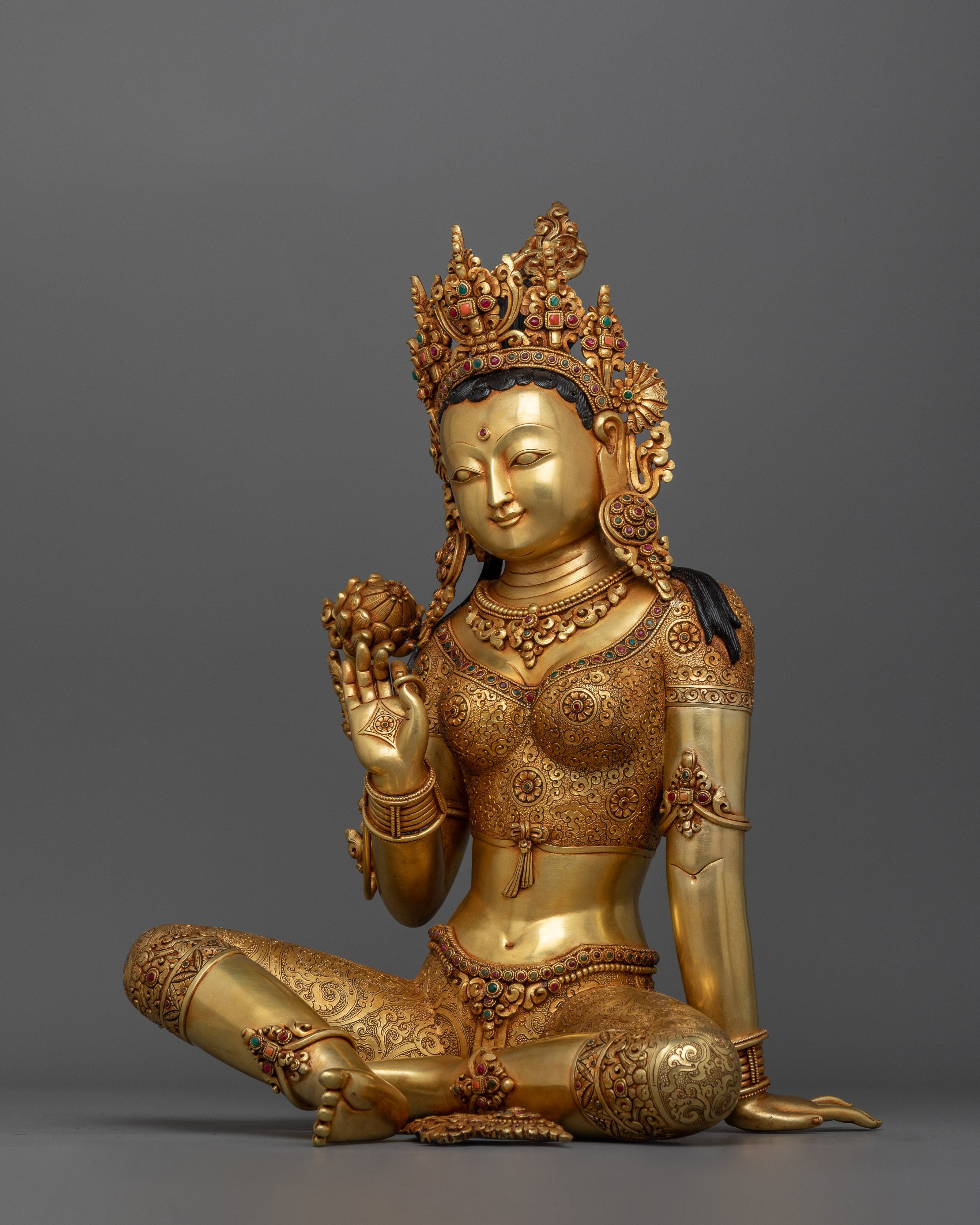 Guardian Green Tara Spiritual Statue | Available for Commission