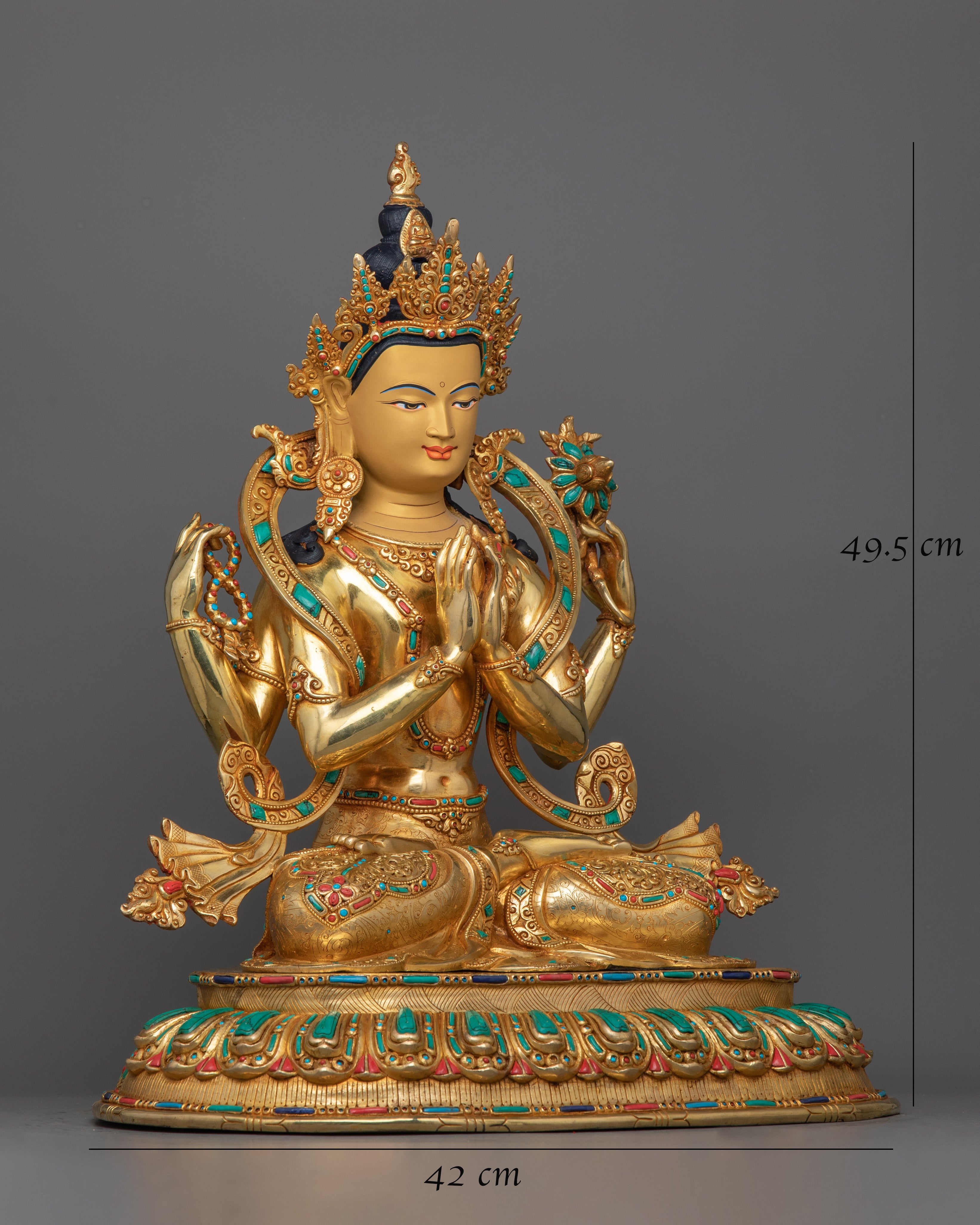 Bodhisattva of Compassion Chenrezig Sculpture