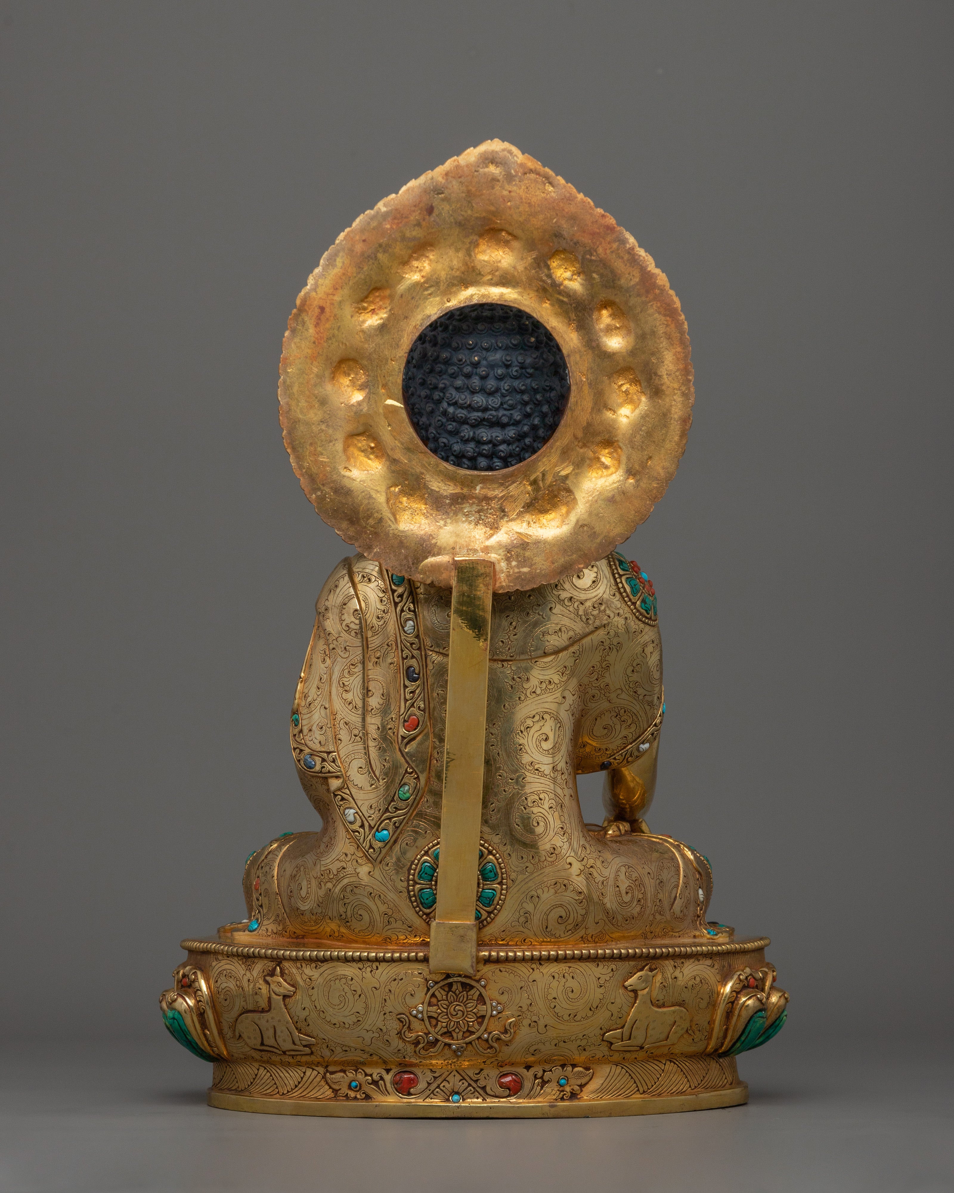 Spiritual Shakyamuni Buddha With Halo | Symbol of mindfulness practice