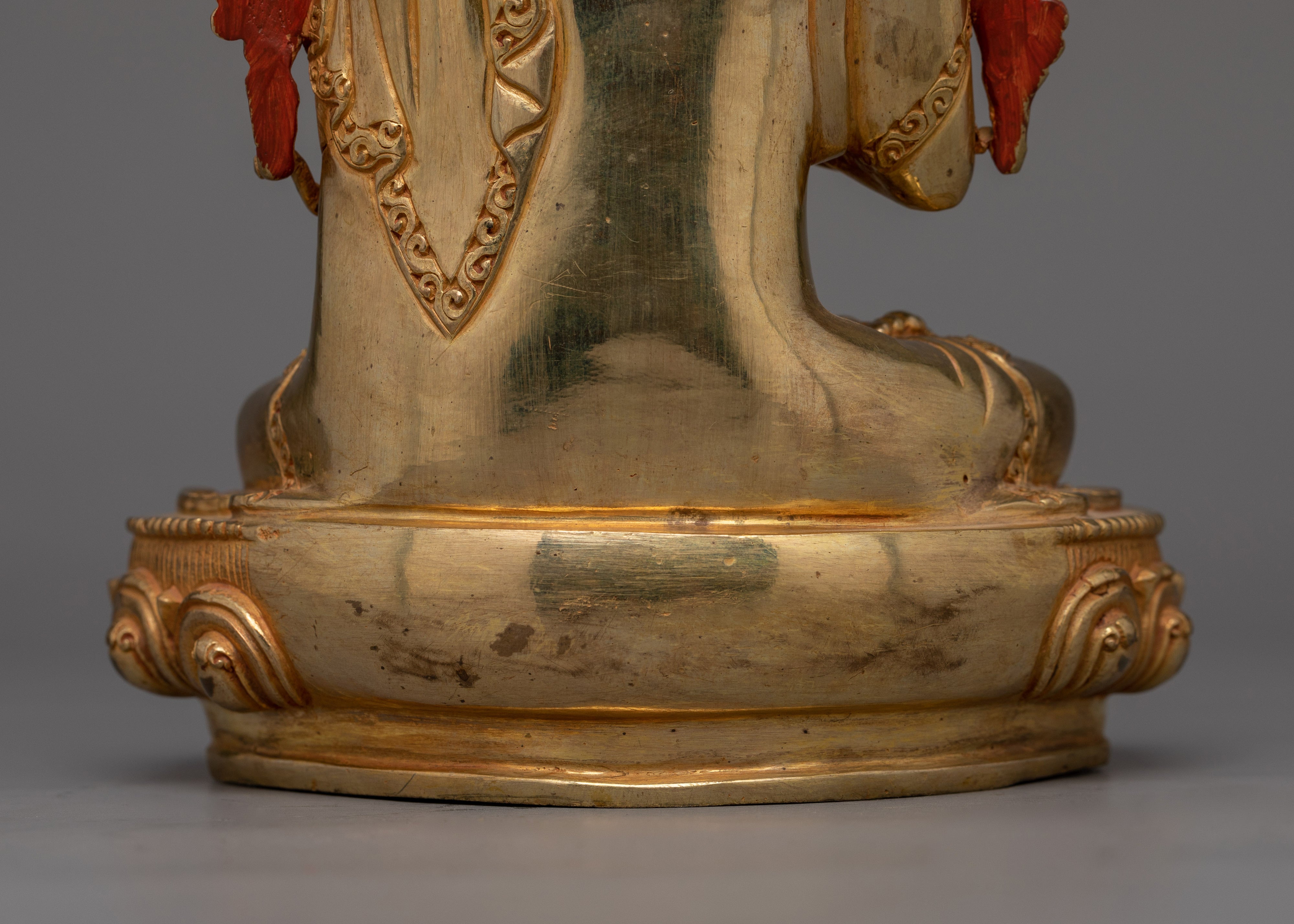 24K Gold-Gilded Tsongkhapa Statue | A Handcrafted Buddhist Master