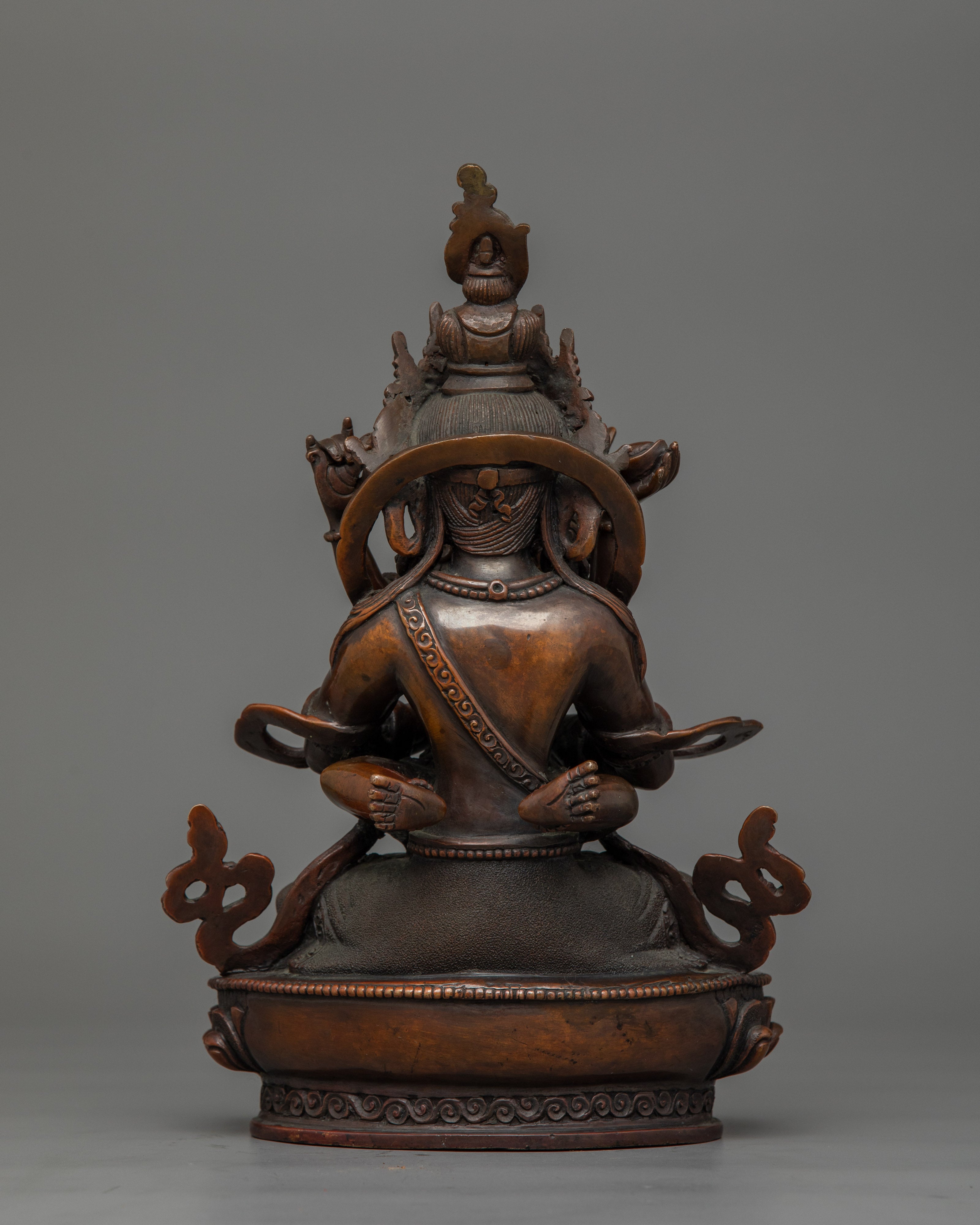 Handcrafted Vajradhara with Consort Statue | Dharma Buddha
