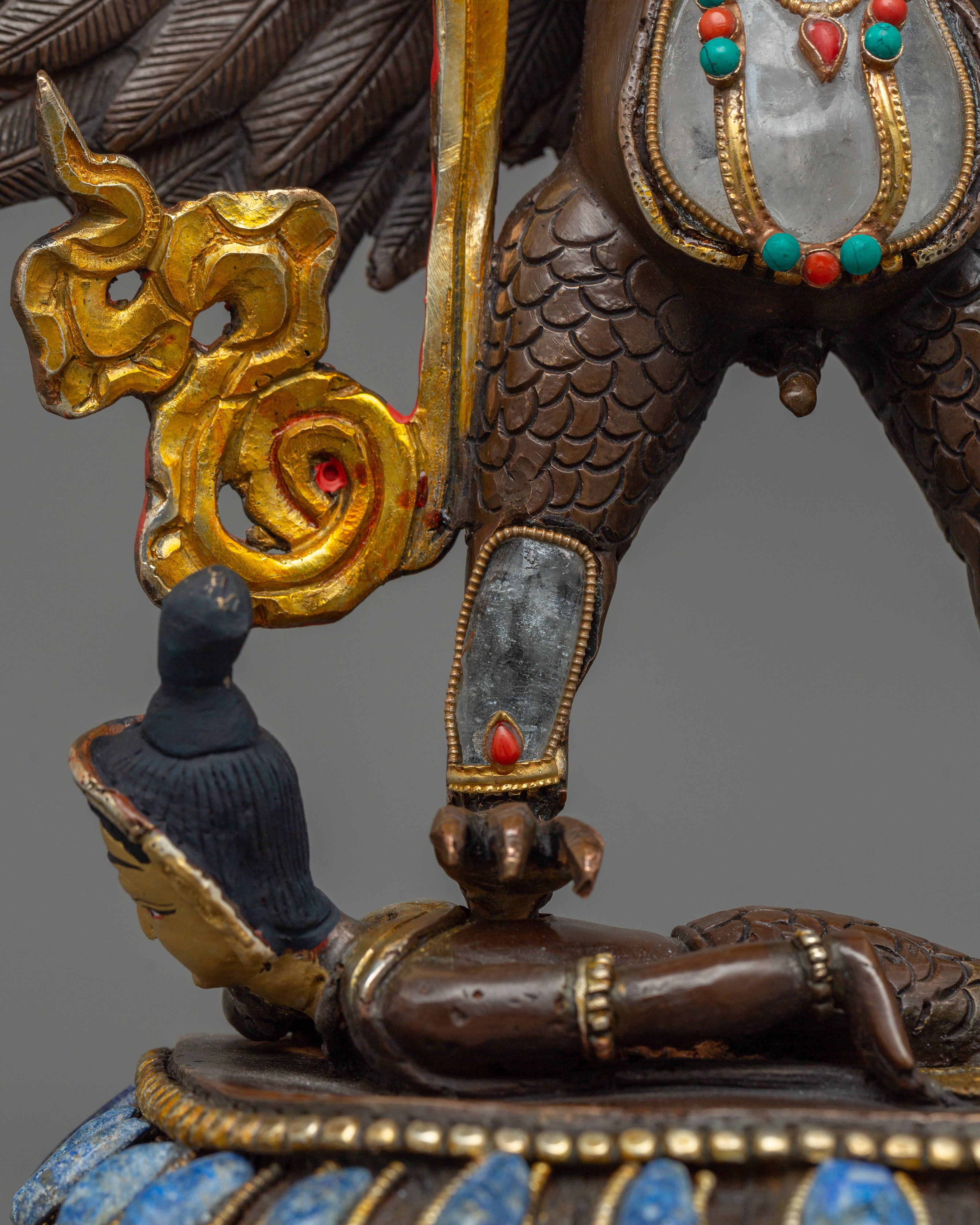Divine bird Garuda Statue | Tibetan Sacred Art