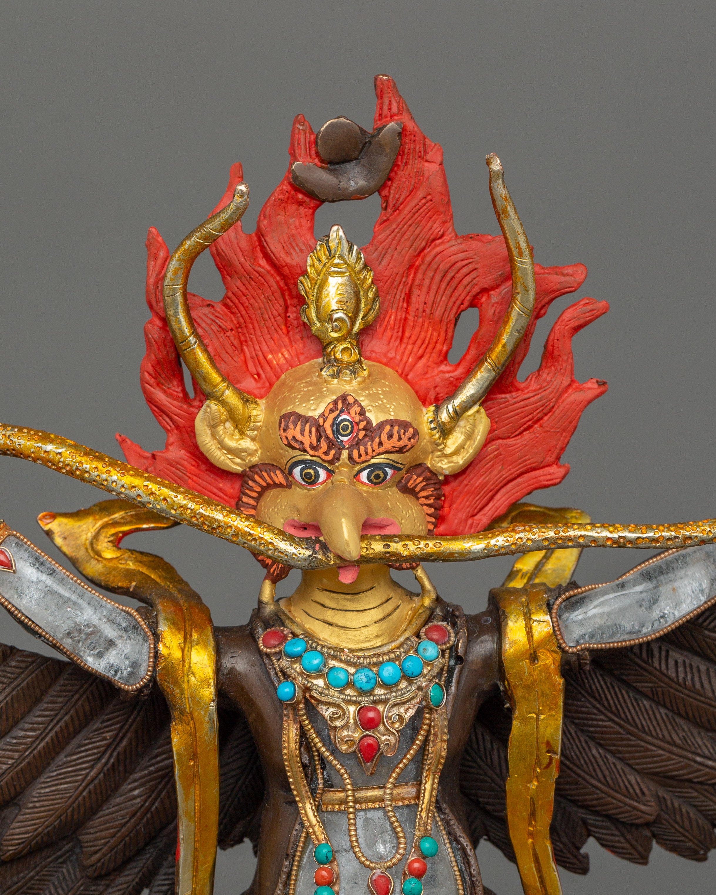 Divine bird Garuda Statue | Tibetan Sacred Art